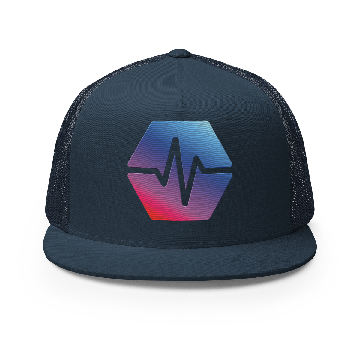 PulseChain Logo - Embroidered Classic Trucker Snapback - The Pulsican Store