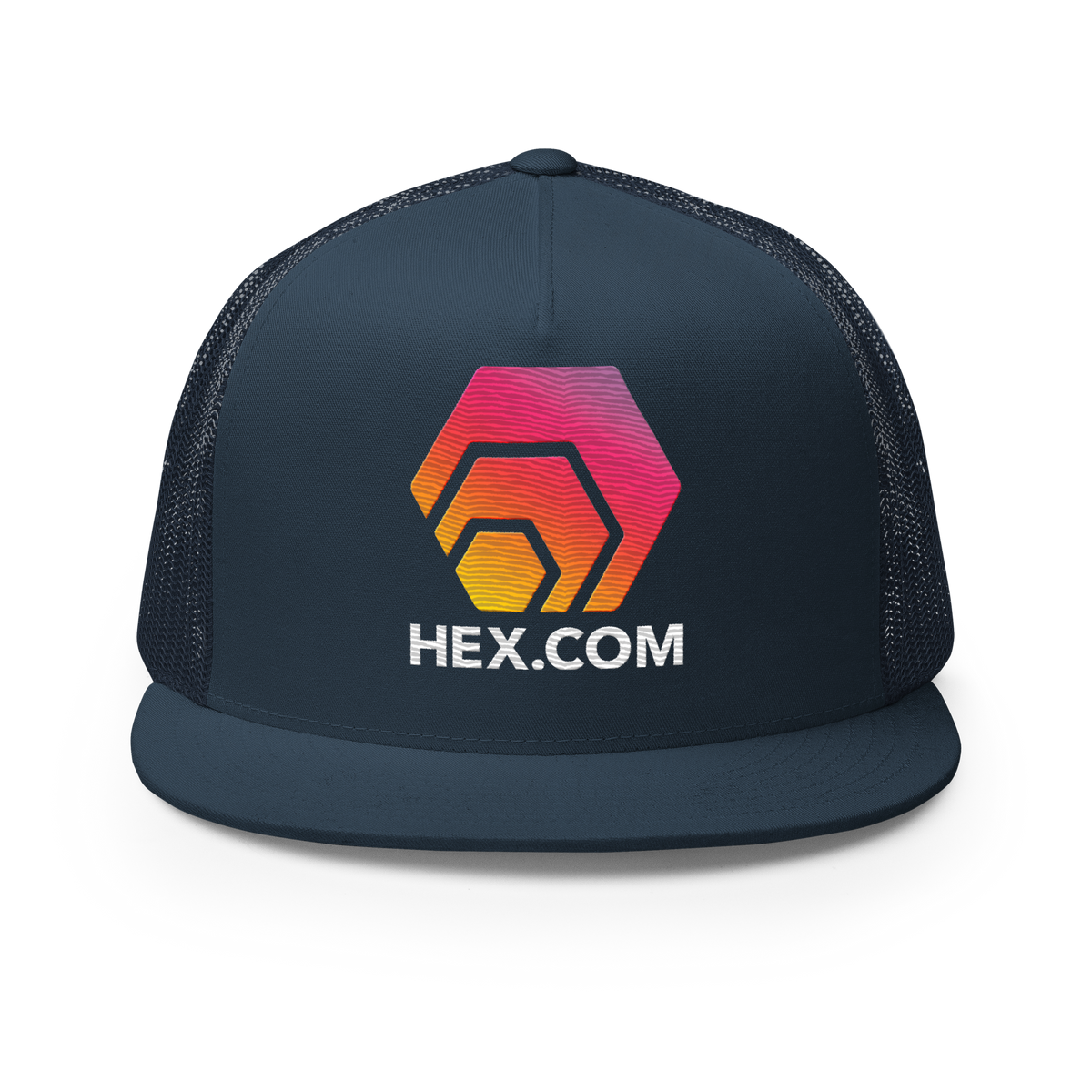 HEX.COM - Embroidered Classic Trucker Snapback - The Pulsican Store
