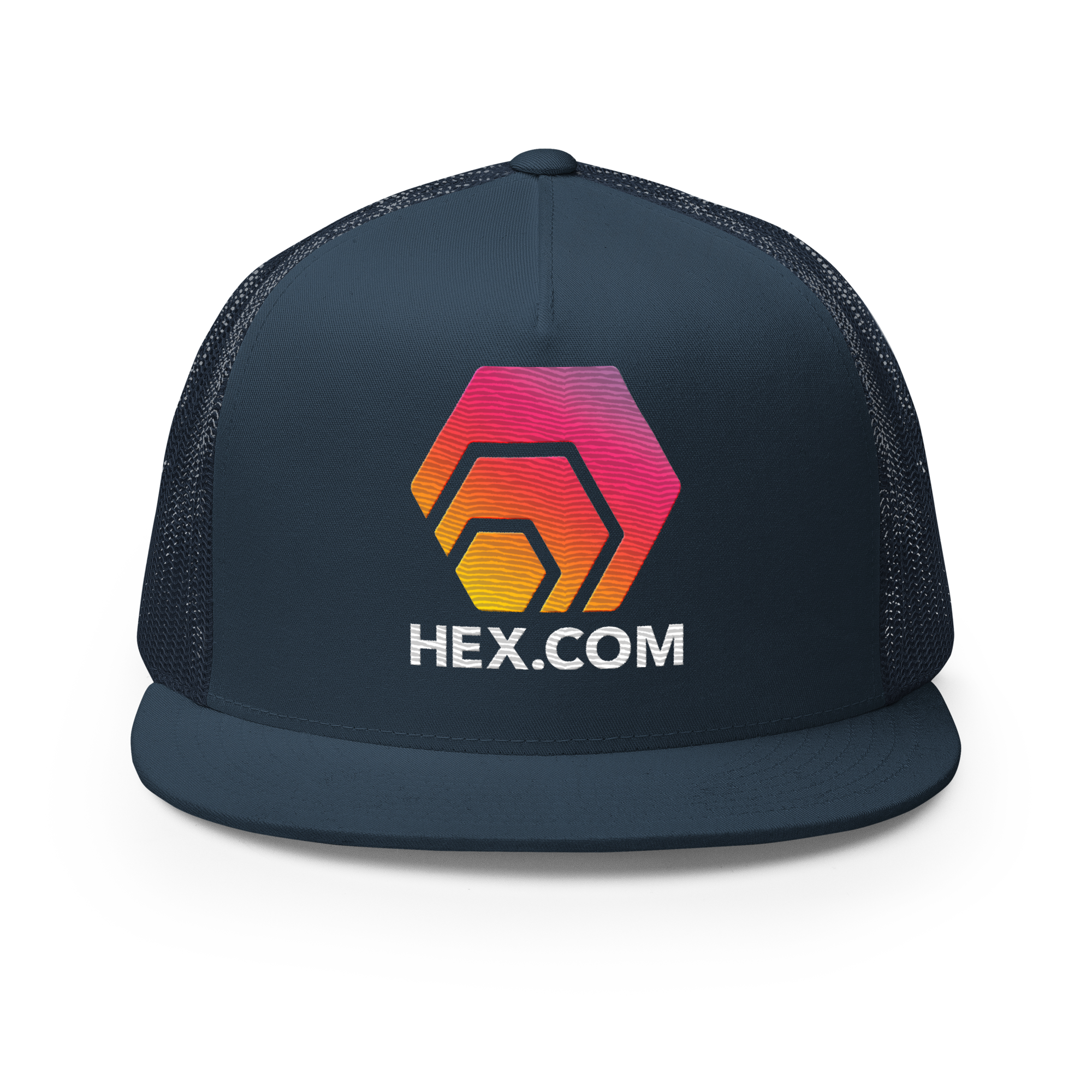 HEX.COM - Embroidered Classic Trucker Snapback