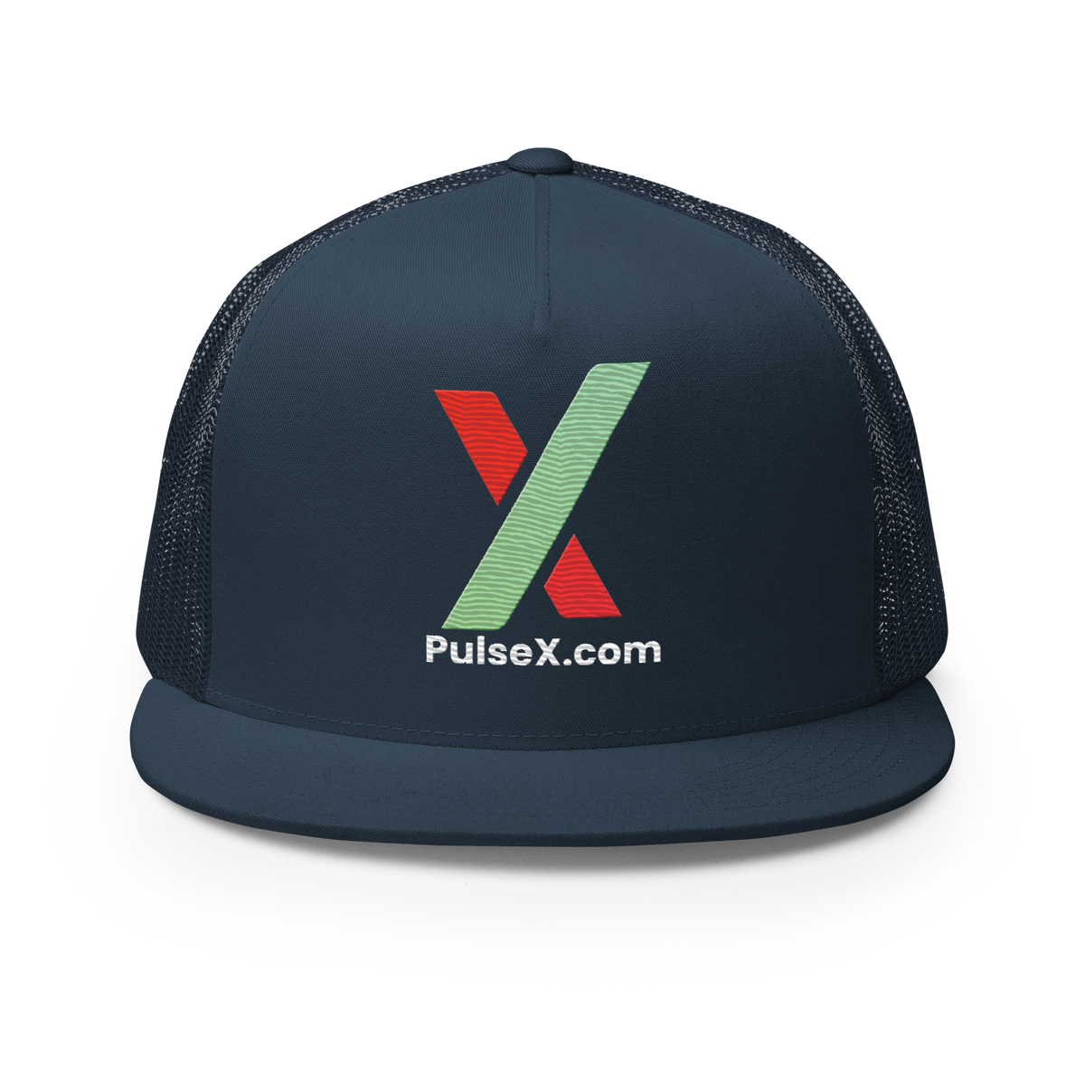 PulseX.com - Embroidered Classic Trucker Snapback