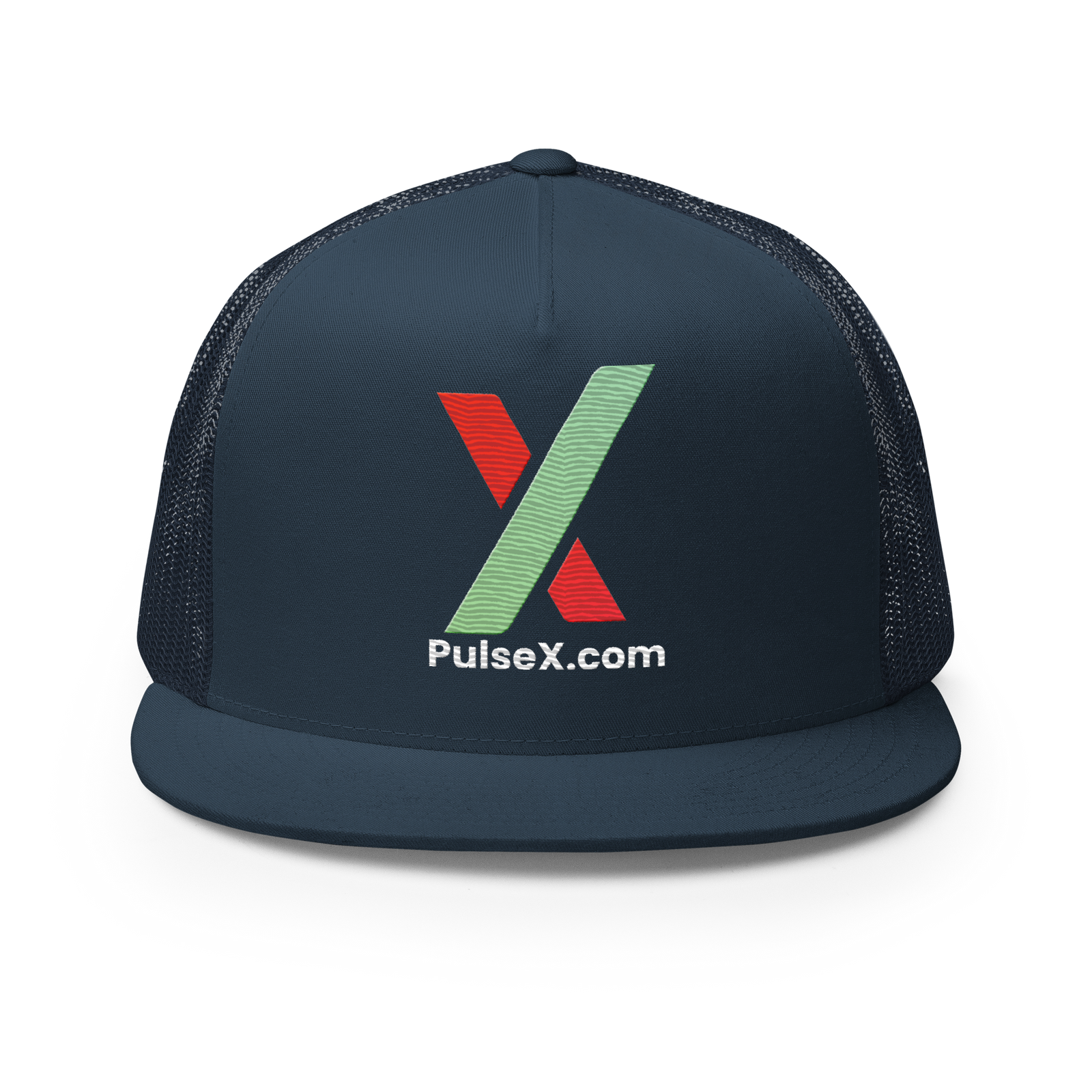 PulseX.com - Embroidered Classic Trucker Snapback - The Pulsican Store