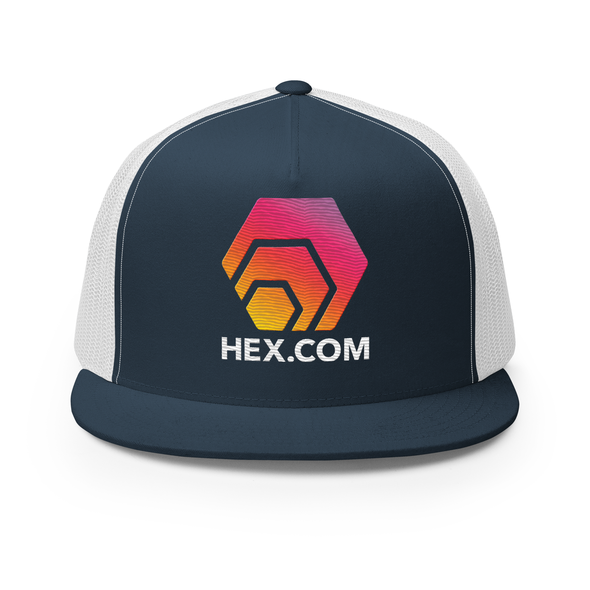 HEX.COM - Embroidered Classic Trucker Snapback