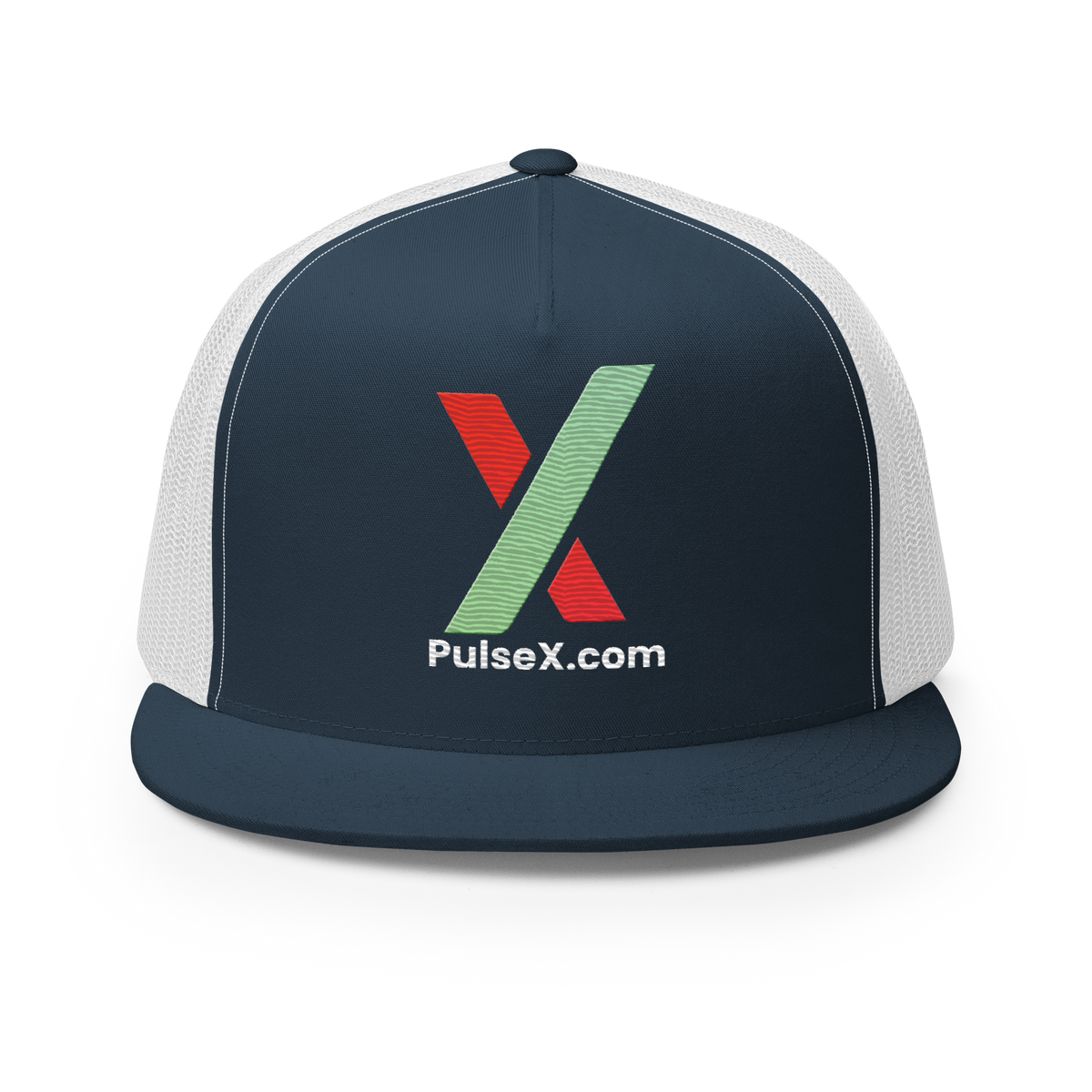 PulseX.com - Embroidered Classic Trucker Snapback - The Pulsican Store