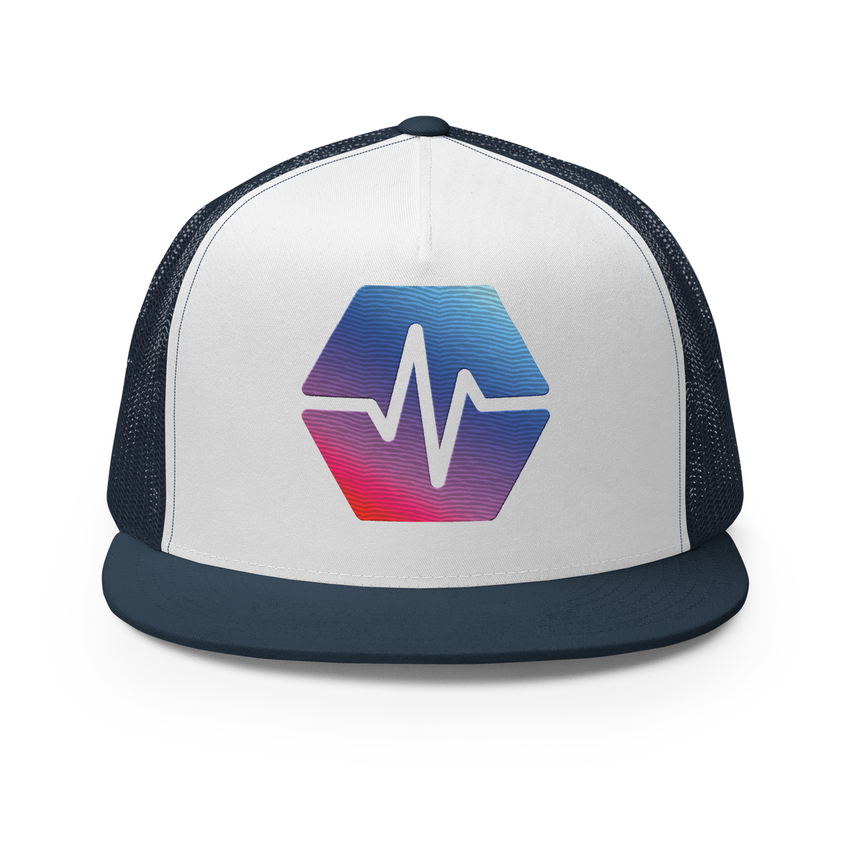 PulseChain Logo - Embroidered Classic Trucker Snapback - The Pulsican Store