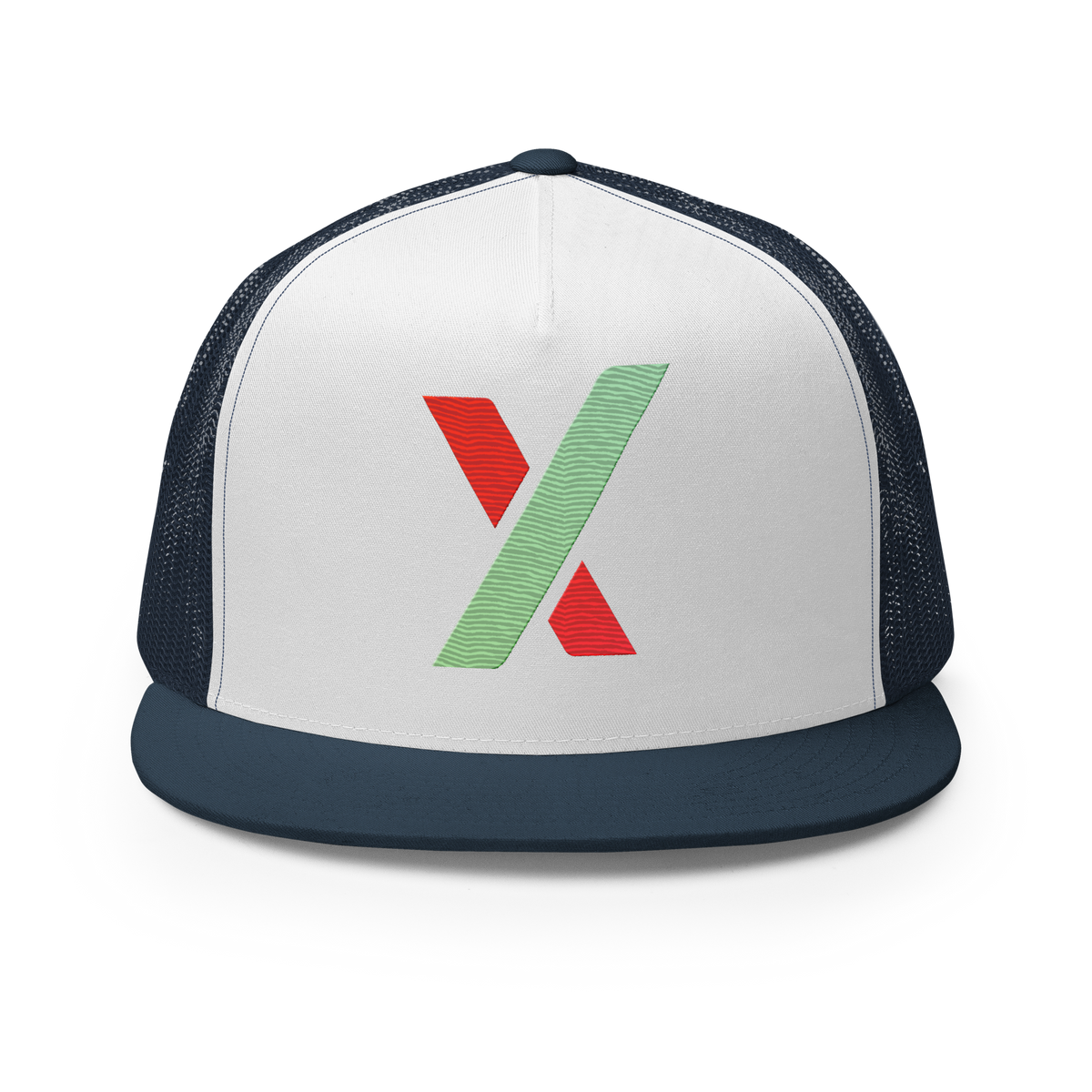 PulseX Logo - Embroidered Classic Trucker Snapback - The Pulsican Store