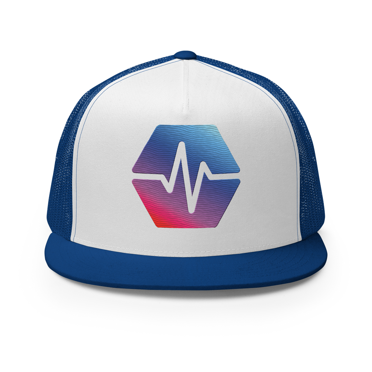 PulseChain Logo - Embroidered Classic Trucker Snapback - The Pulsican Store