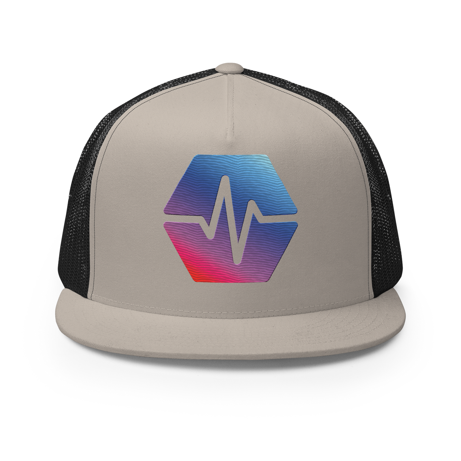 PulseChain Logo - Embroidered Classic Trucker Snapback - The Pulsican Store