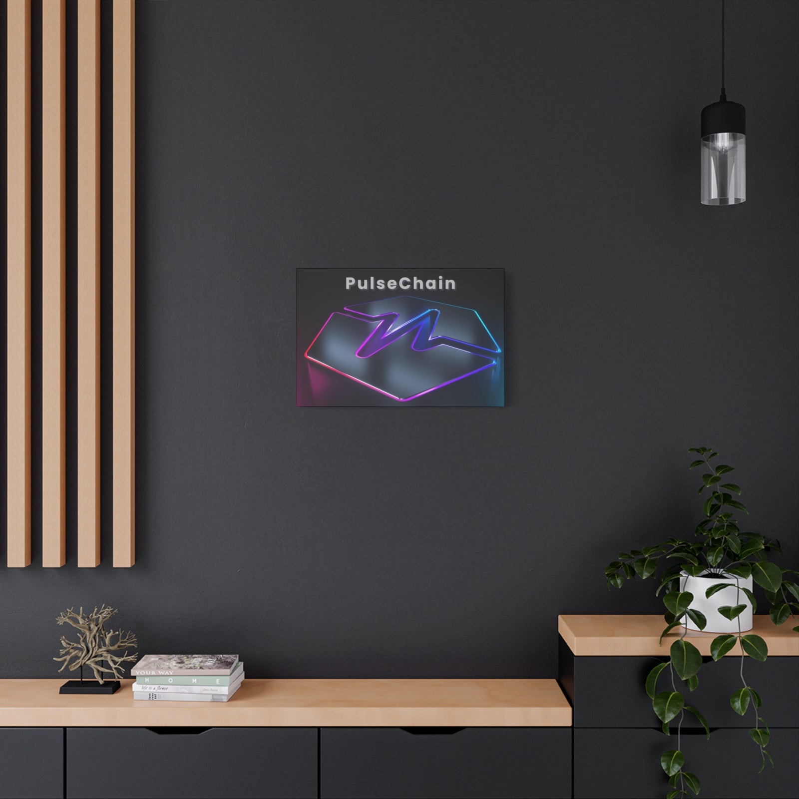 PulseChain - Premium Wall Canvas - The Pulsican Store