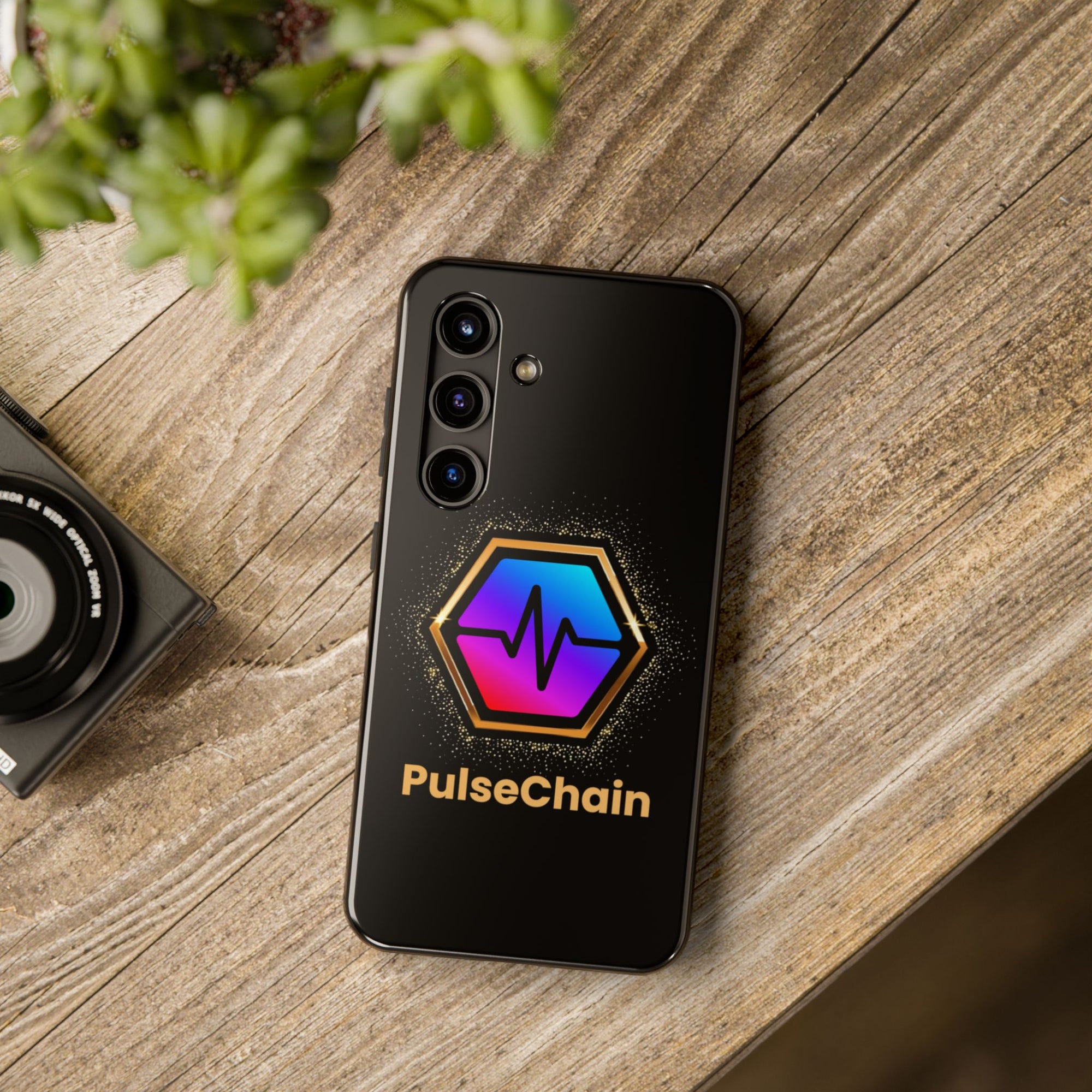 Golden PulseChain - Tough Phone Case