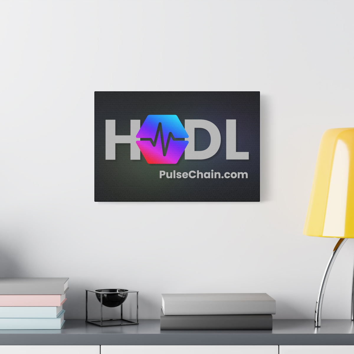 PulseChain HODL - Premium Wall Canvas - The Pulsican Store
