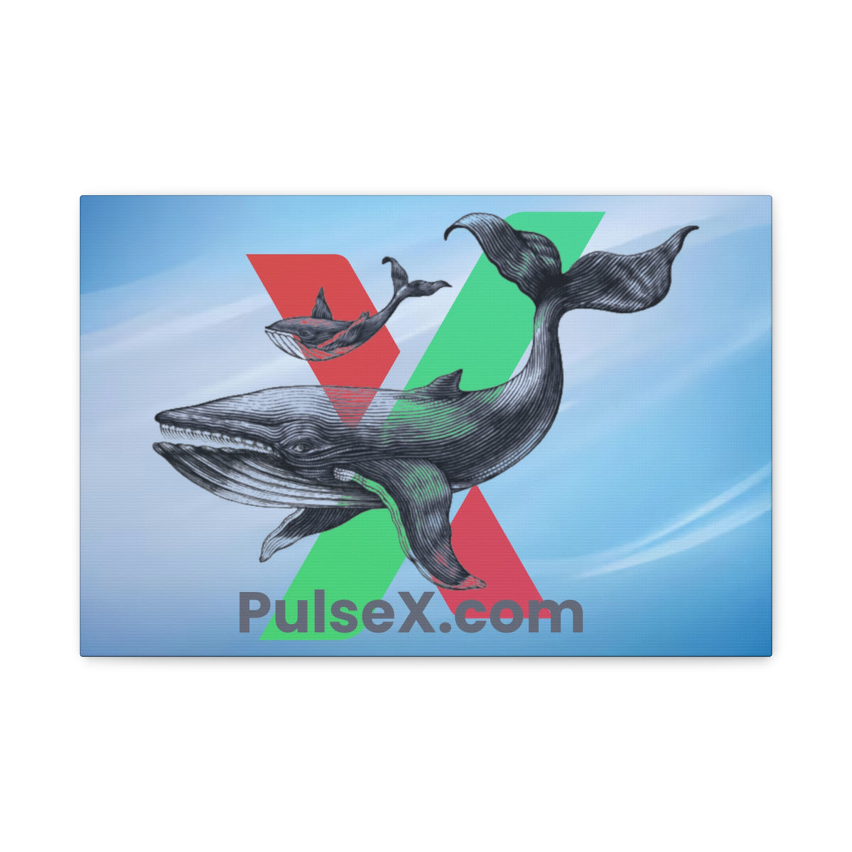 PulseX Whale - Premium Wall Canvas - The Pulsican Store