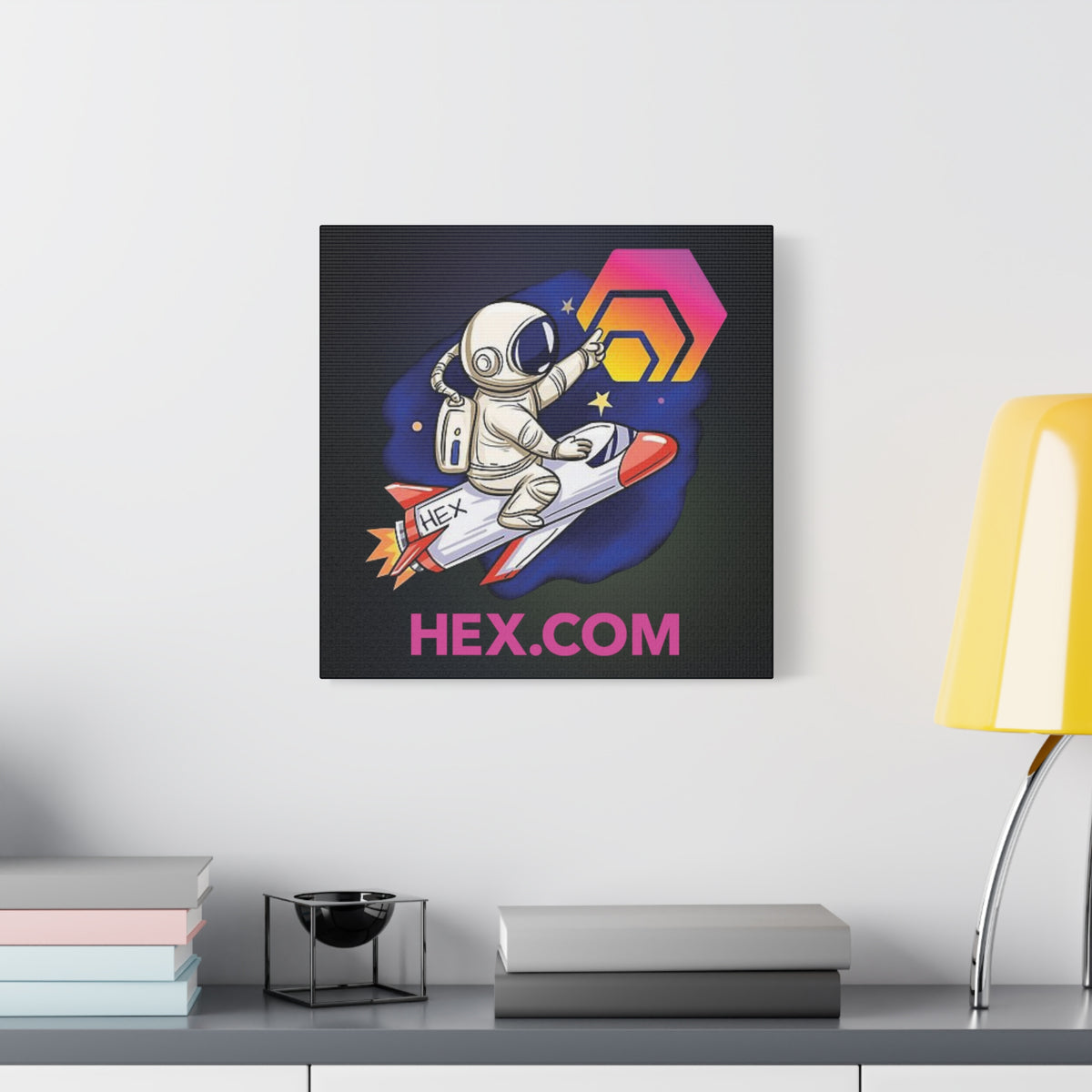 HEX Rocket - Premium Wall Canvas - The Pulsican Store