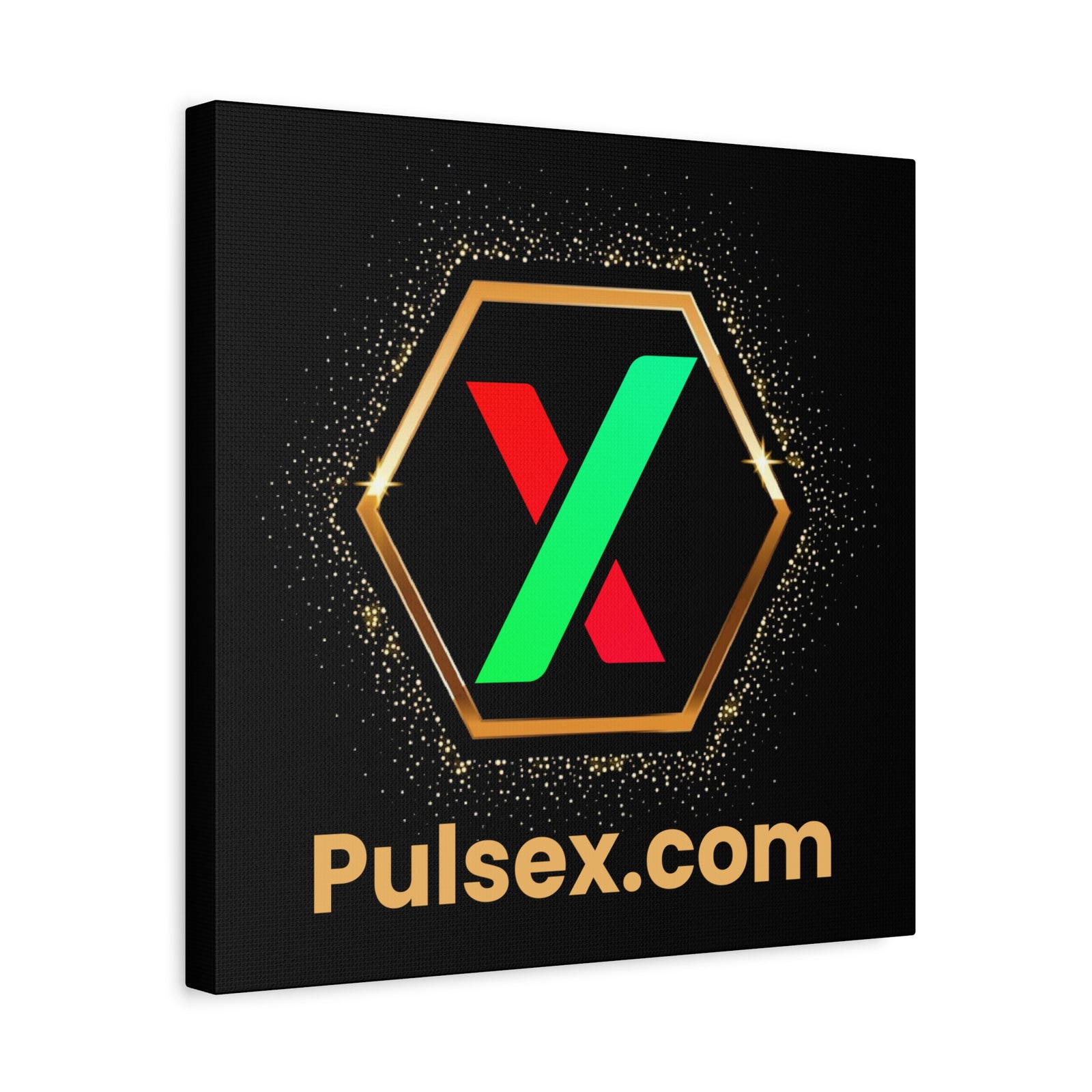 Golden PulseX - Premium Wall Canvas - The Pulsican Store