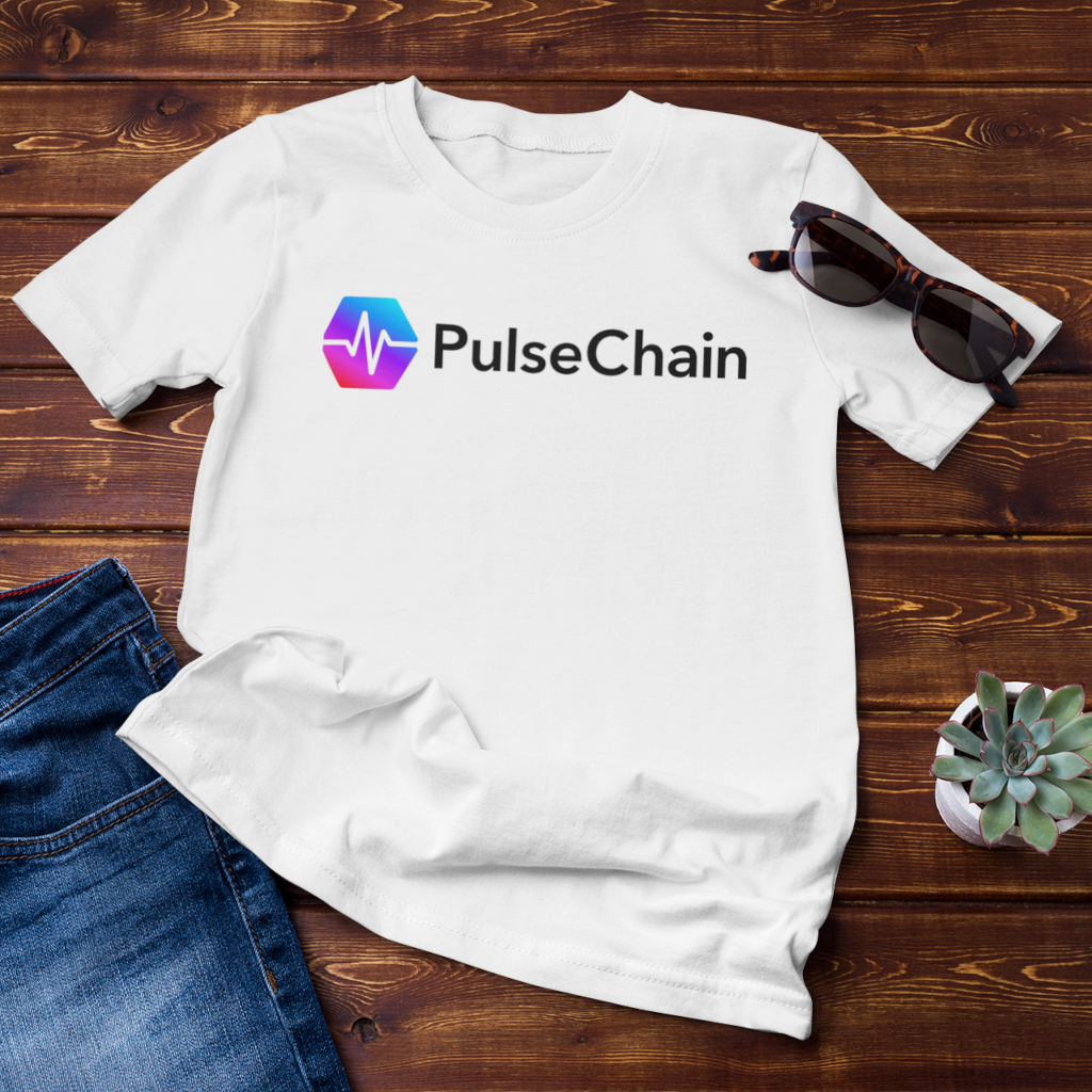 Pulsechain - White T Shirt - The Pulsican Store