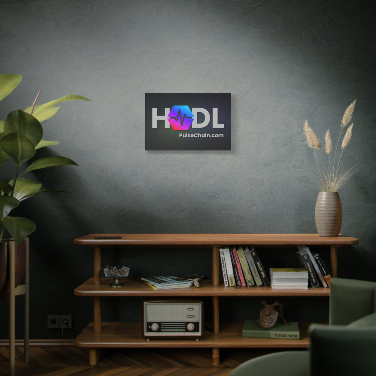 PulseChain HODL - Premium Wall Canvas - The Pulsican Store