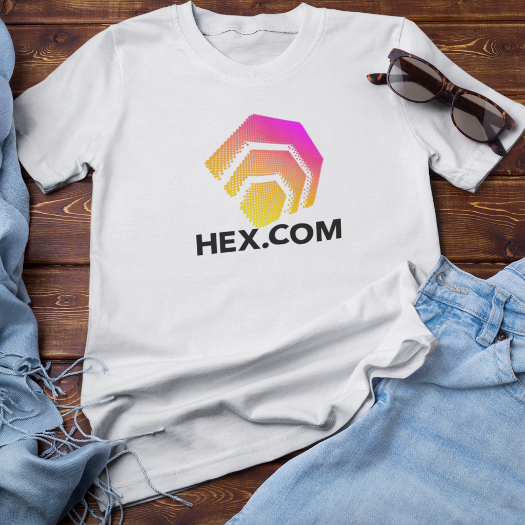 Hex.Com Logo - White T Shirt