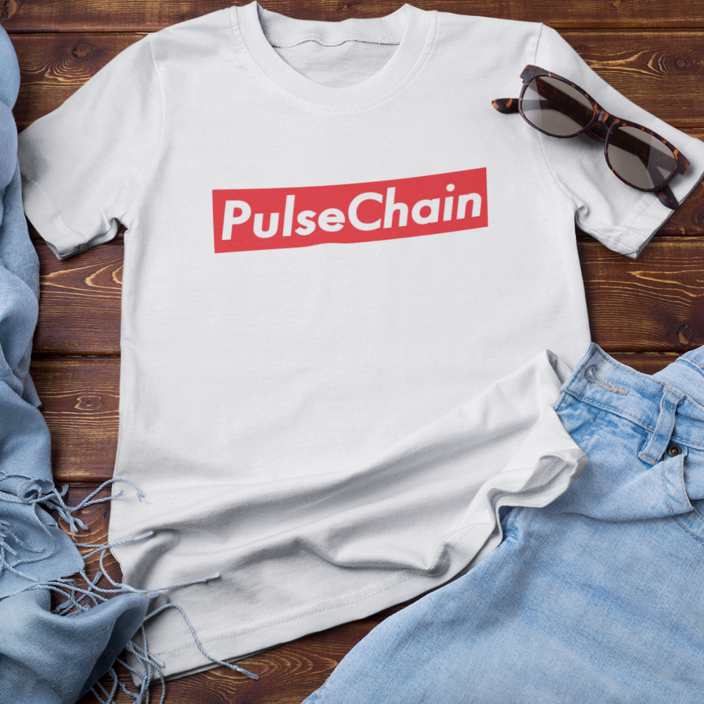 PulseChain Block - White T Shirt