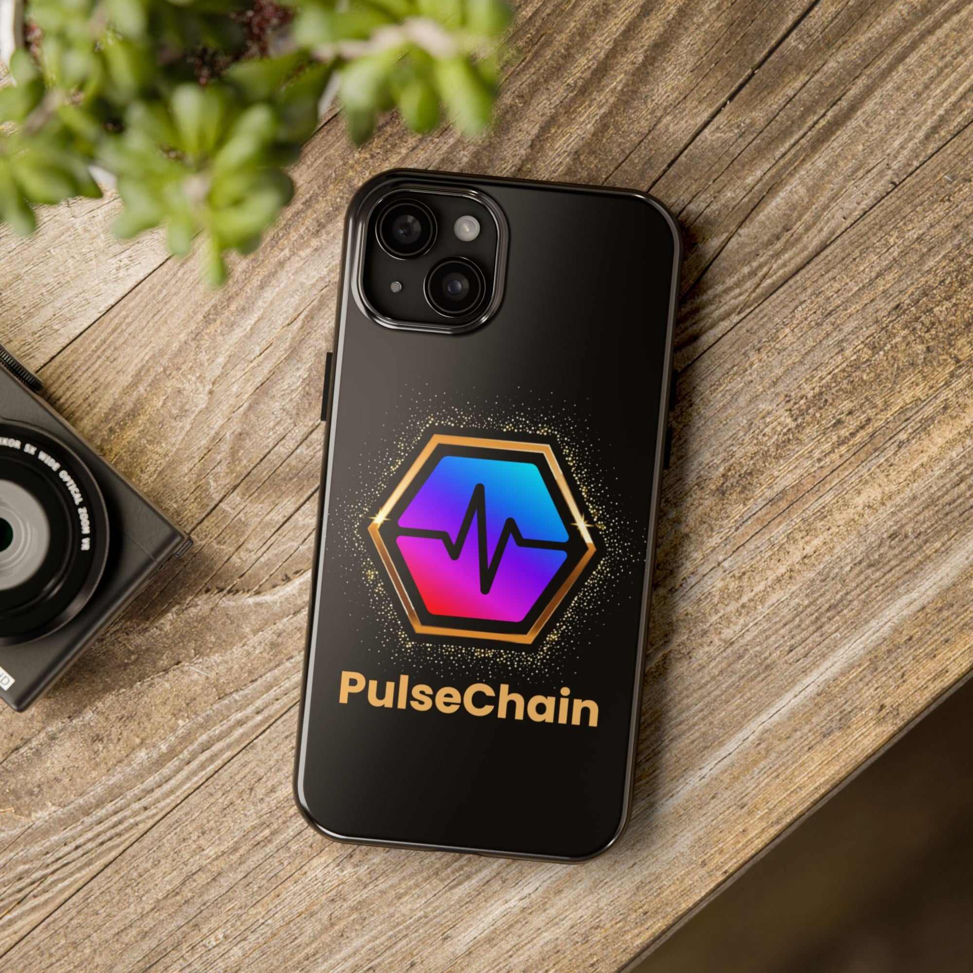 Golden PulseChain - Tough Phone Case