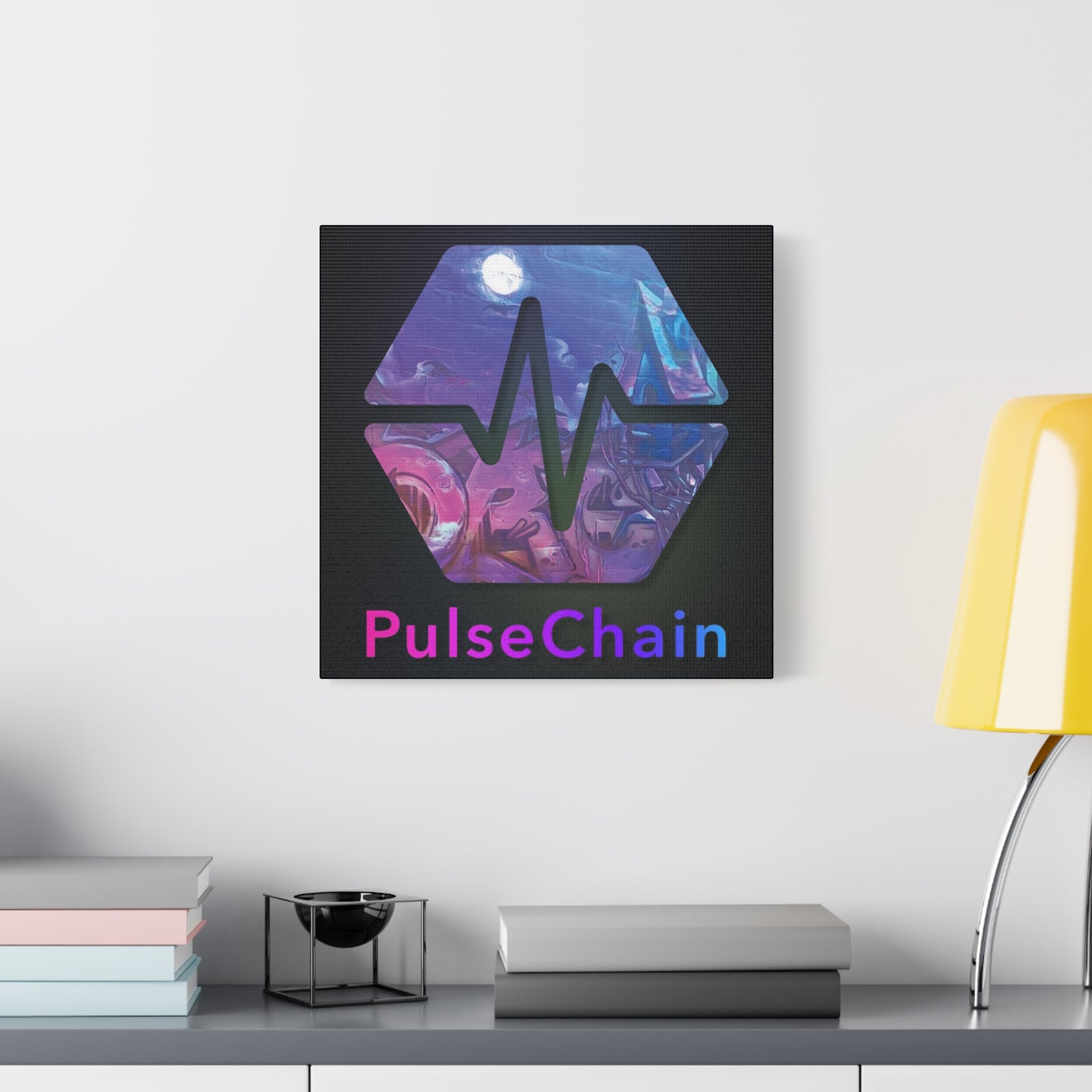 PulseChain Graffiti - Premium Wall Canvas - The Pulsican Store