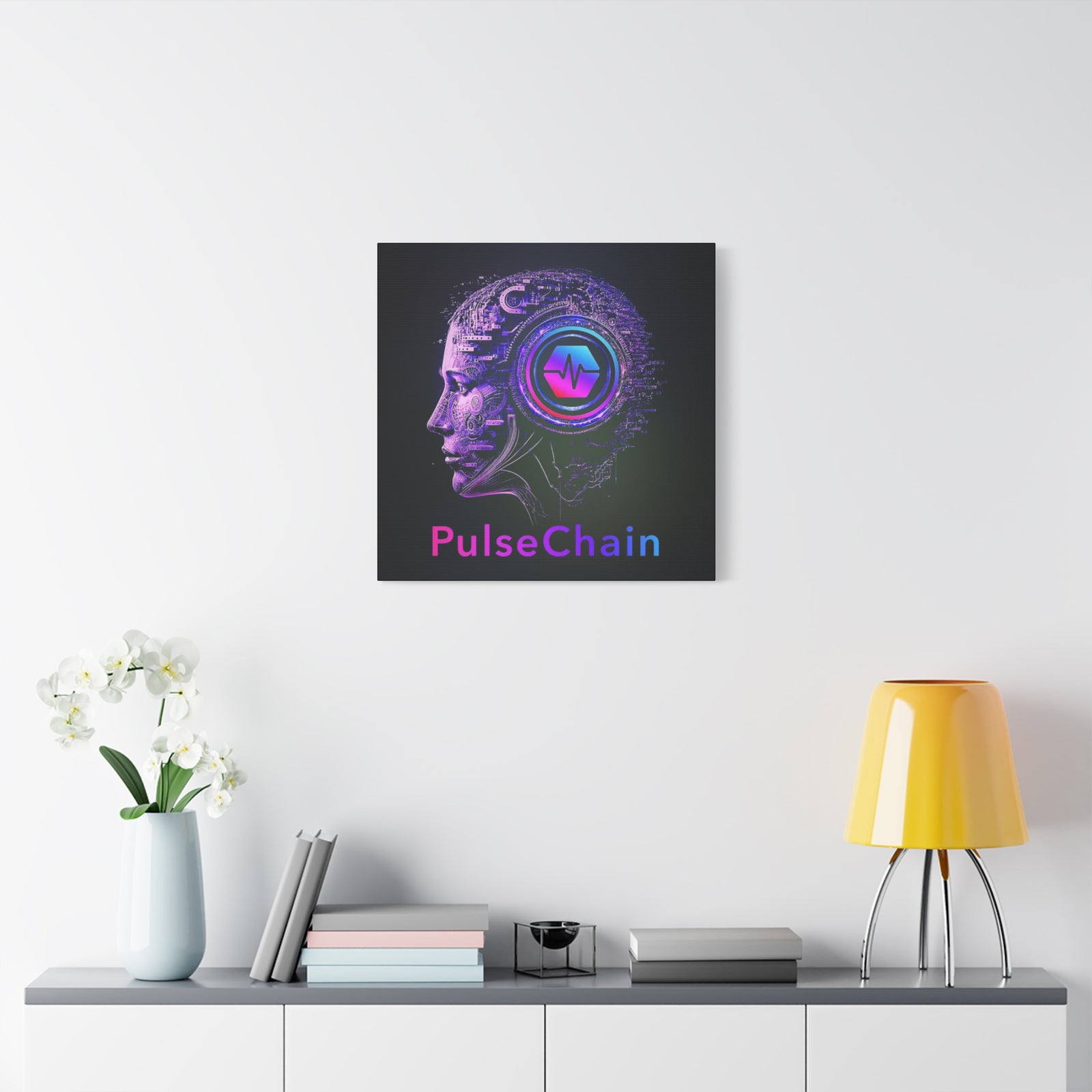 Think PulseChain - Premium Wall Canvas - The Pulsican Store