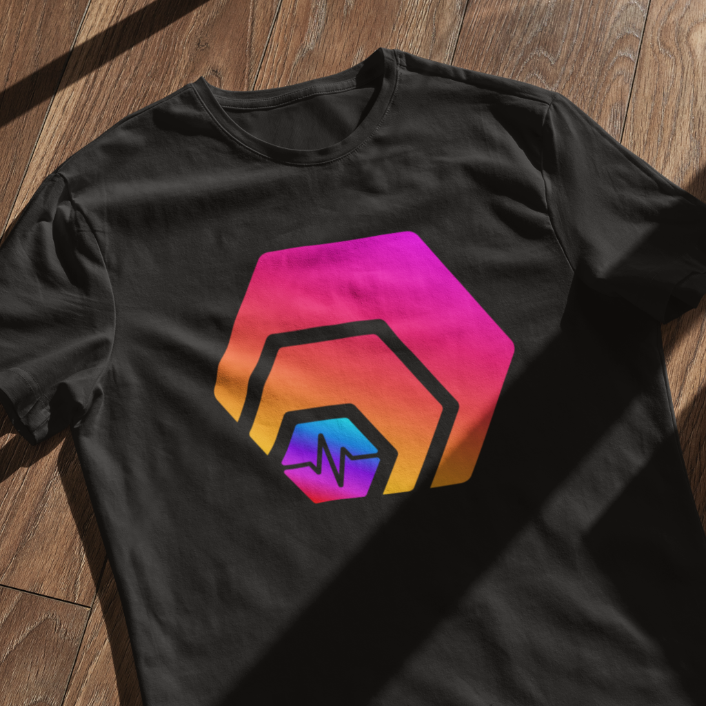 Hex With Pulse Logo - T Shirt