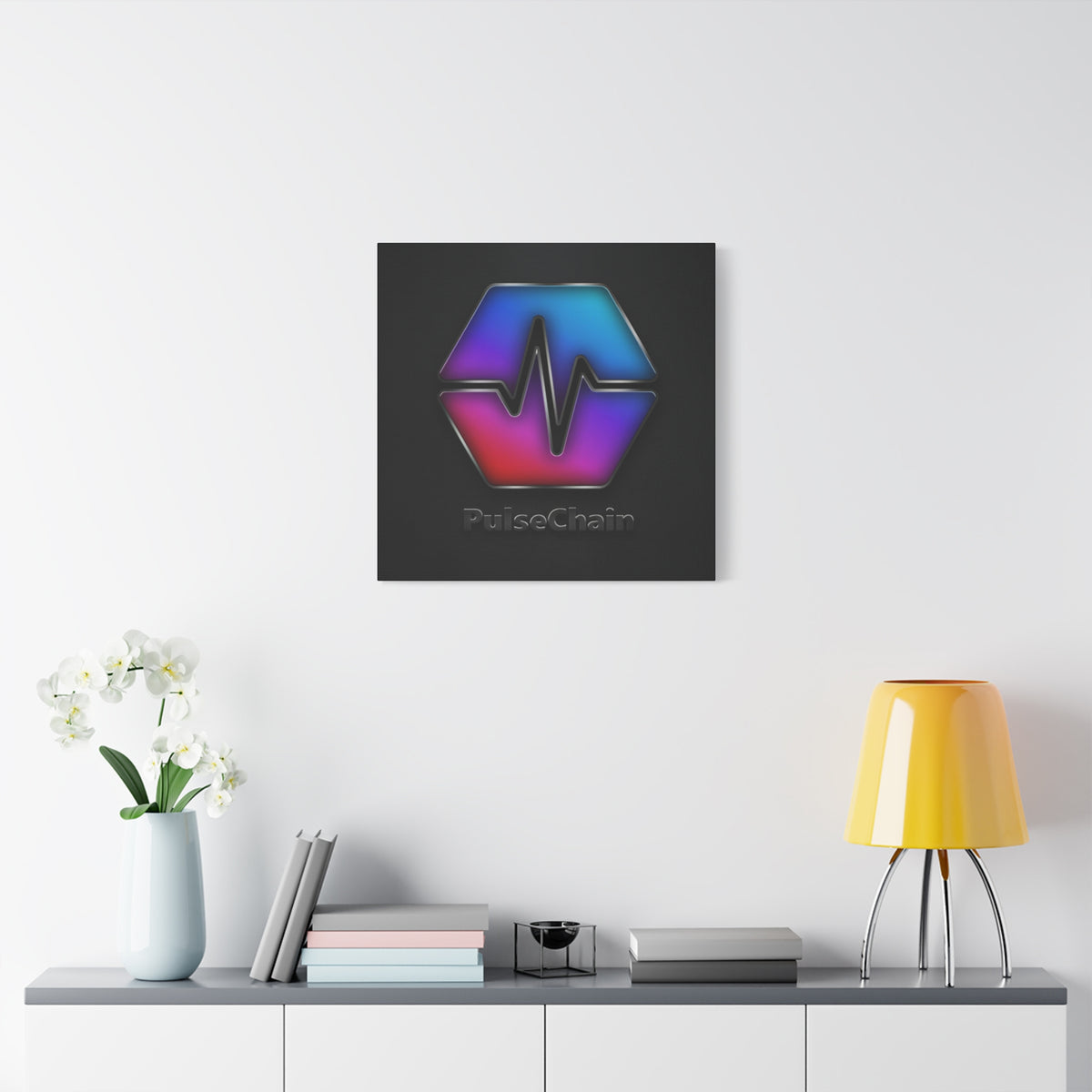 PulseChain - Premium Wall Canvas - The Pulsican Store