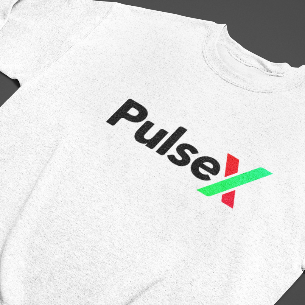 PulseX - White Sweatshirt