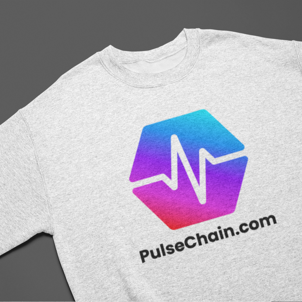 PulseChain.Com - White Sweatshirt