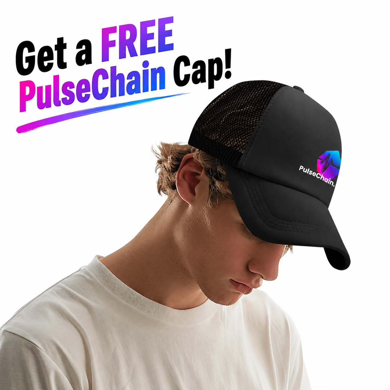 FREE PulseChain Baseball Cap!