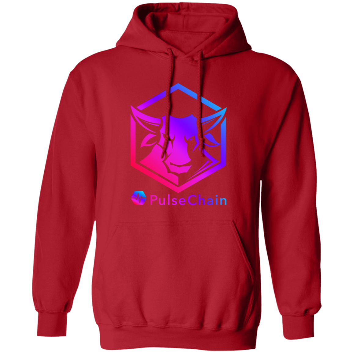 PulseChain Bull - Hoodie - The Pulsican Store