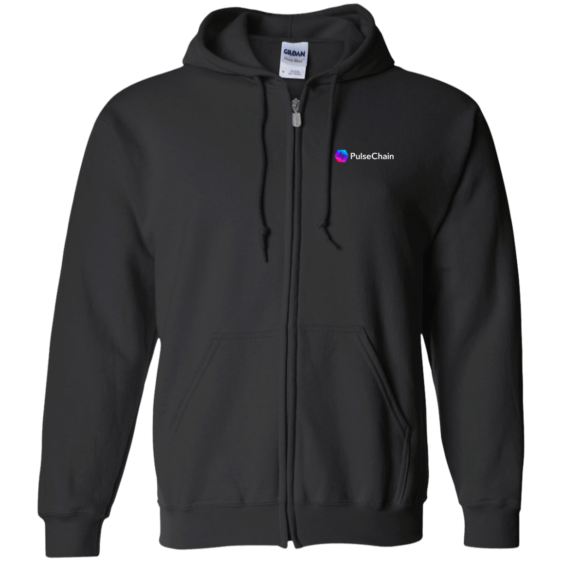 PulseChain - Zip Up Hoodie - The Pulsican Store