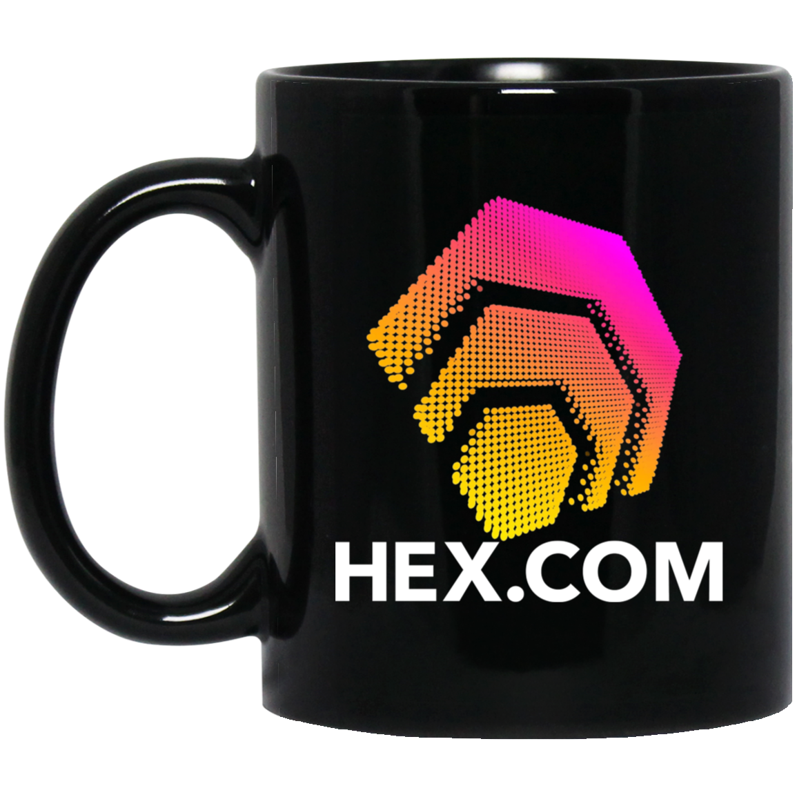 Hex.Com Logo - Black Mug - The Pulsican Store