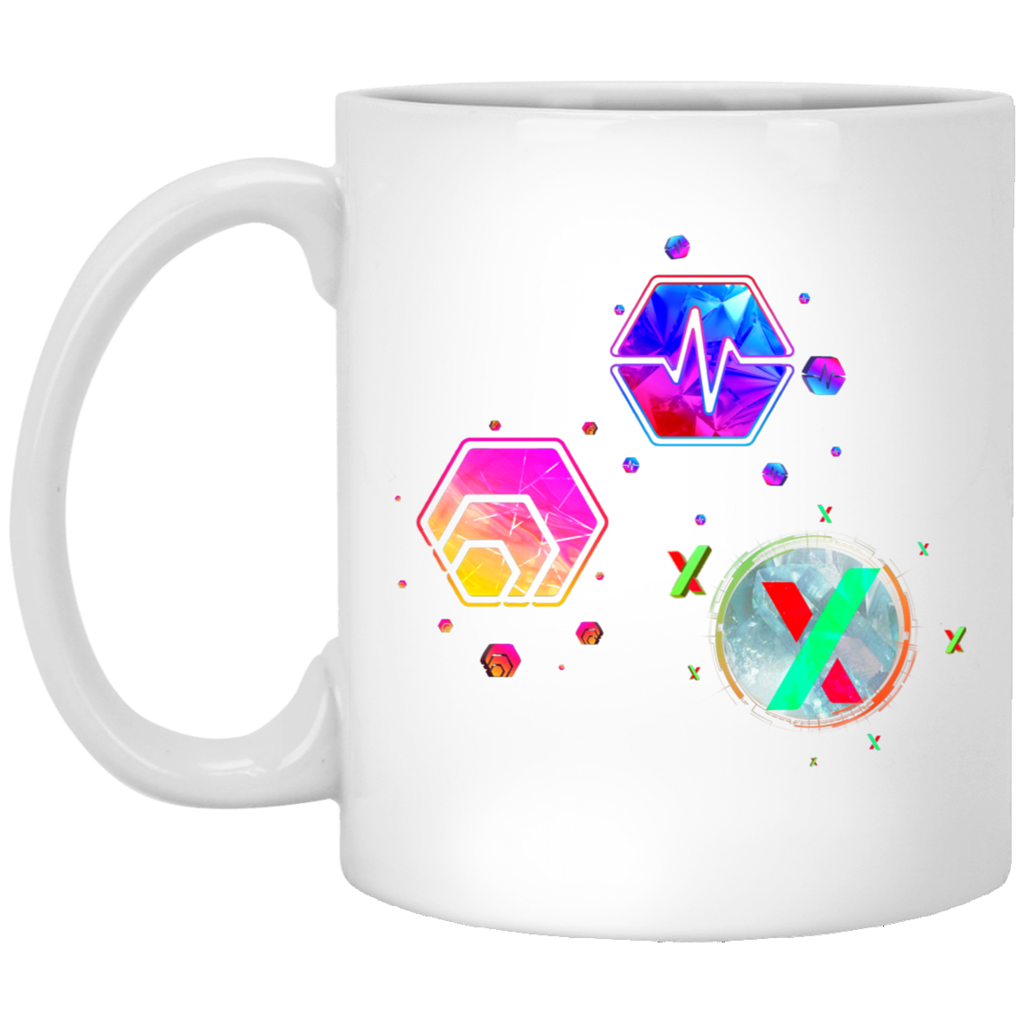 The Trio - White Mug - The Pulsican Store