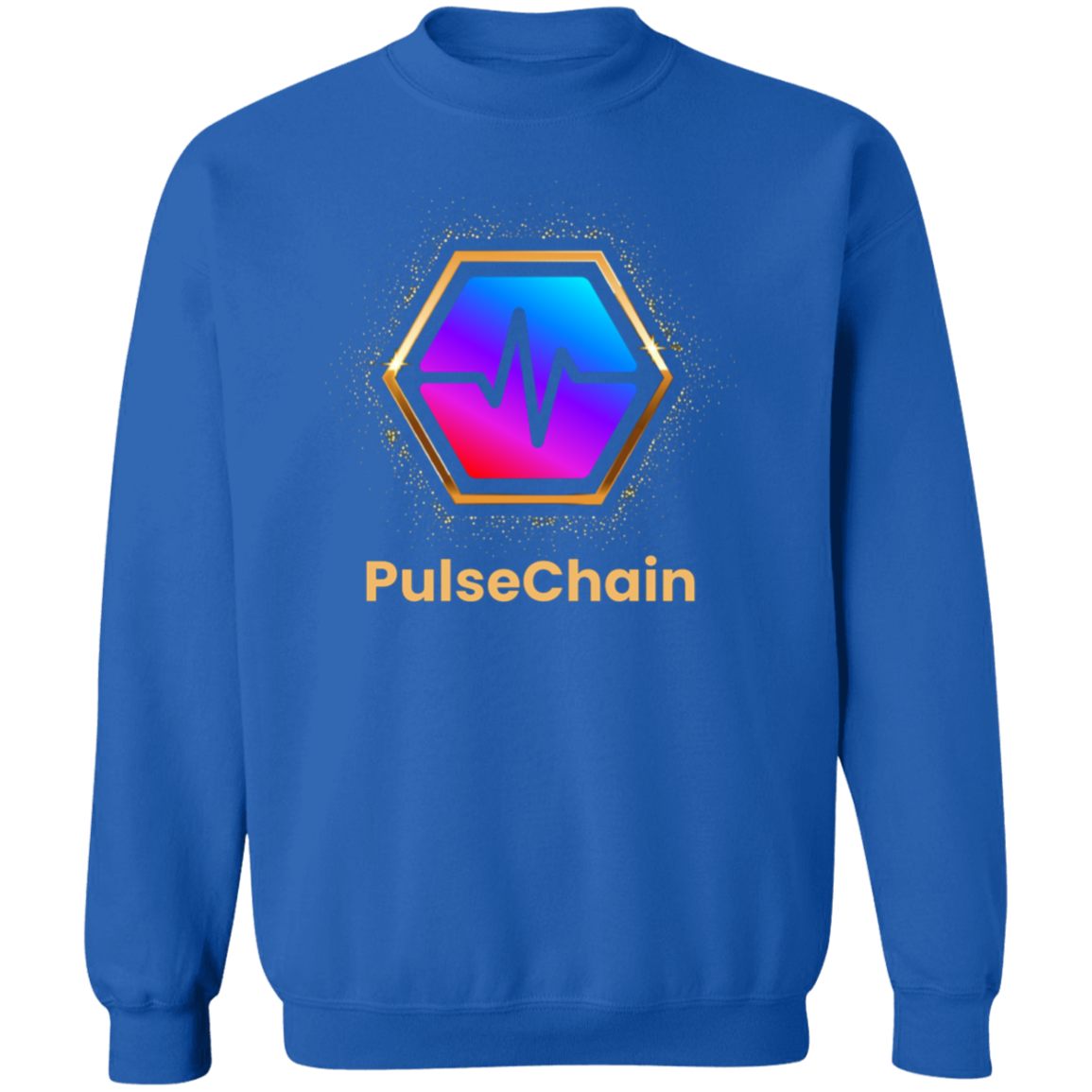 Golden PulseChain - Sweatshirt - The Pulsican Store