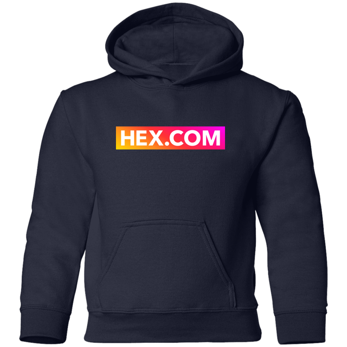 Hex.Com Block Gradient - Youth Hoodie