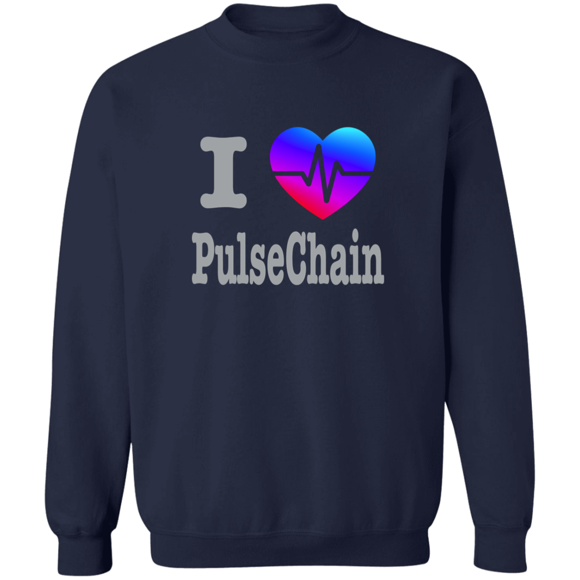 I Love PulseChain - Sweatshirt - The Pulsican Store