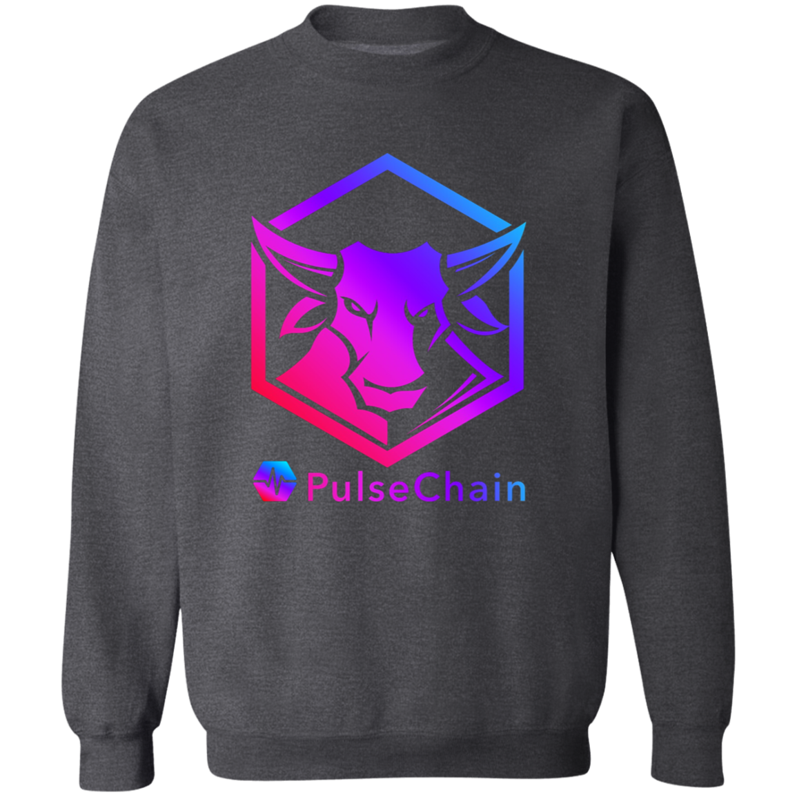 PulseChain Bull - Sweatshirt - The Pulsican Store