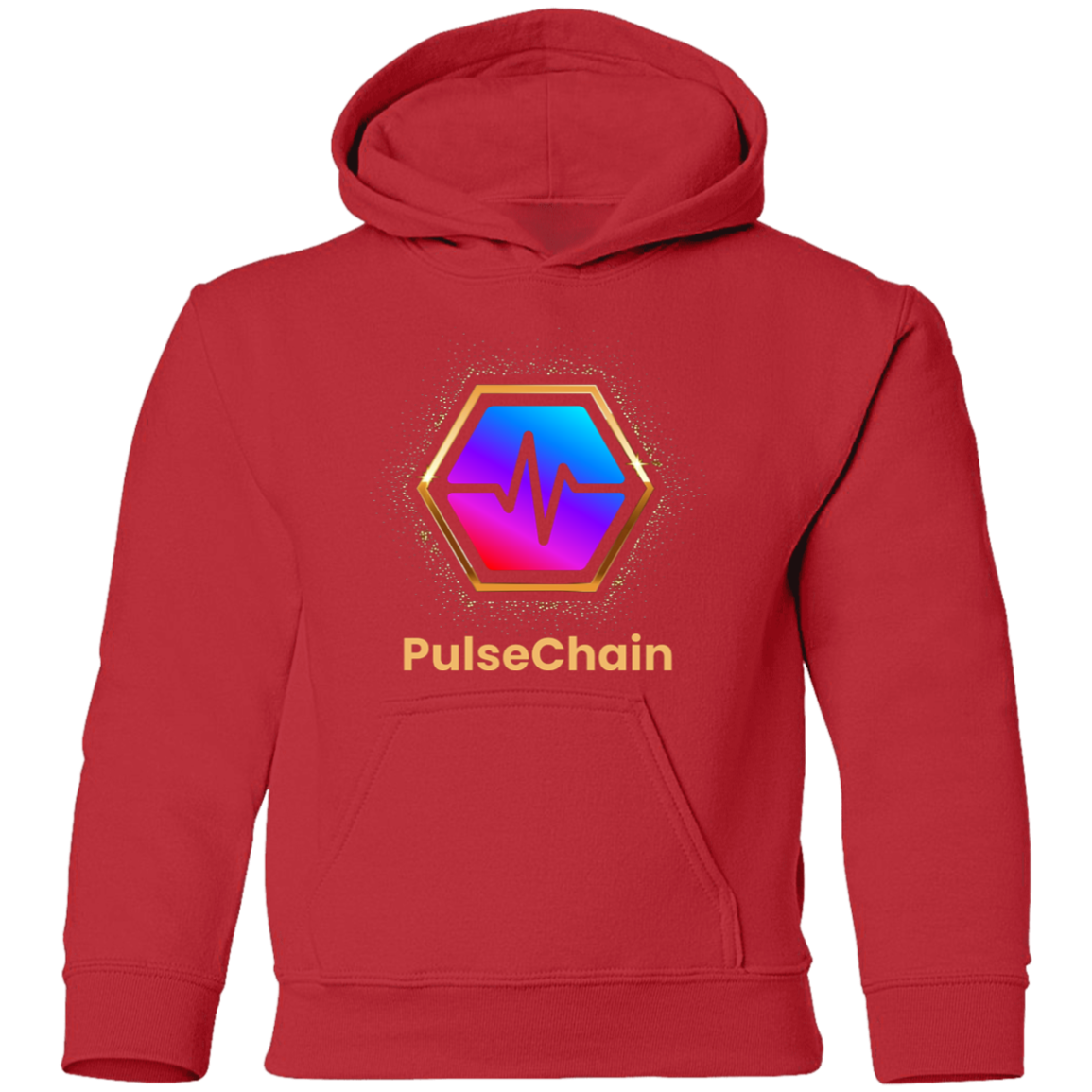 Golden PulseChain - Youth Hoodie - The Pulsican Store