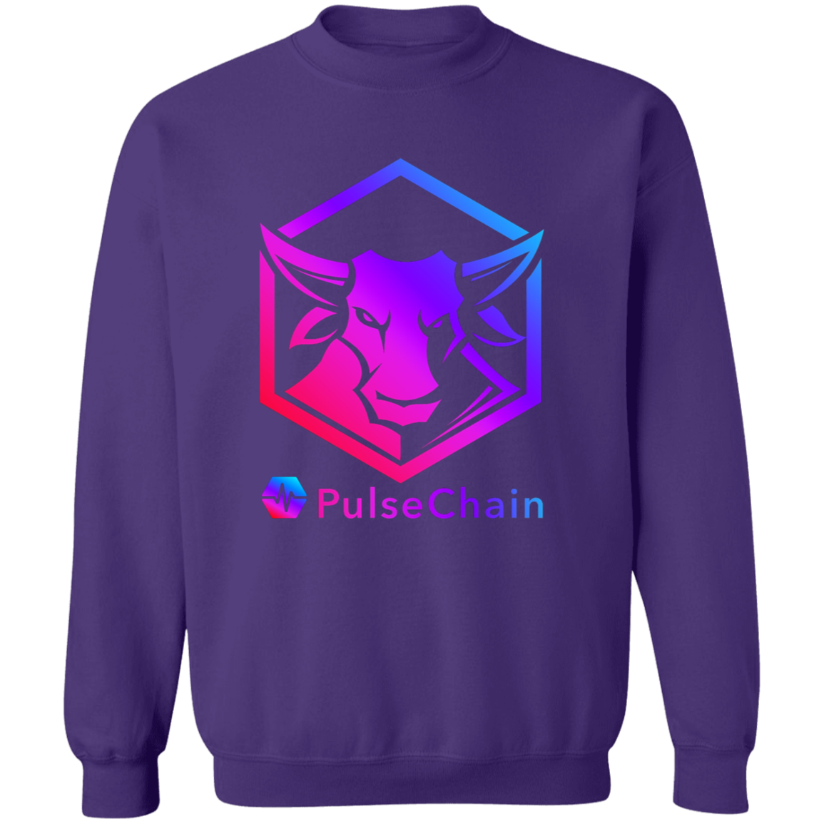 PulseChain Bull - Sweatshirt - The Pulsican Store
