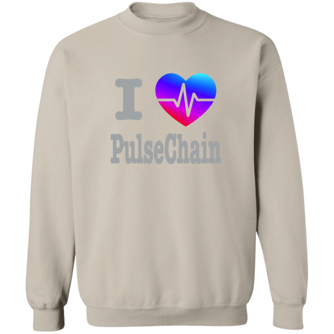 I Love PulseChain - Sweatshirt - The Pulsican Store