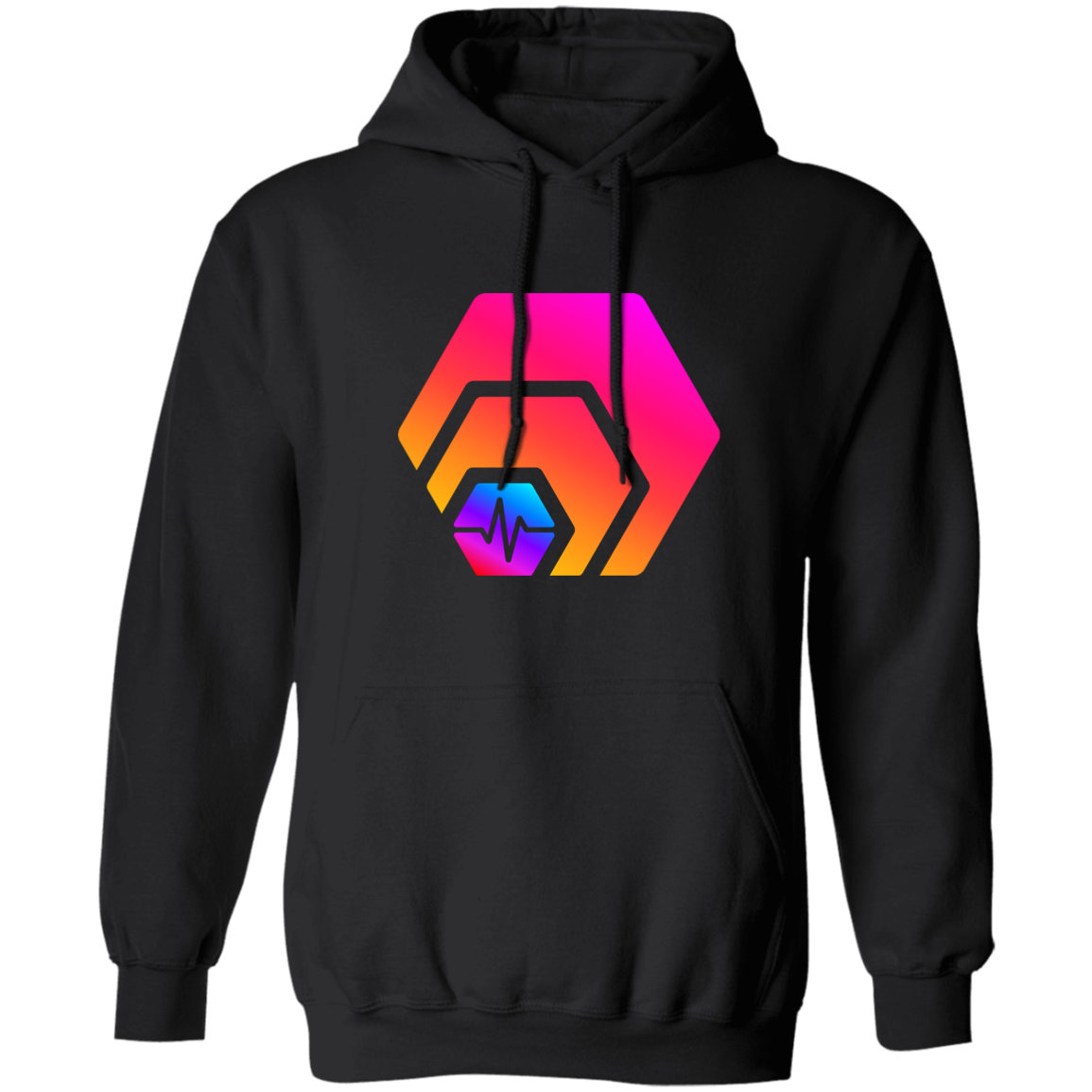 Hex With Pulse Logo - Hoodie