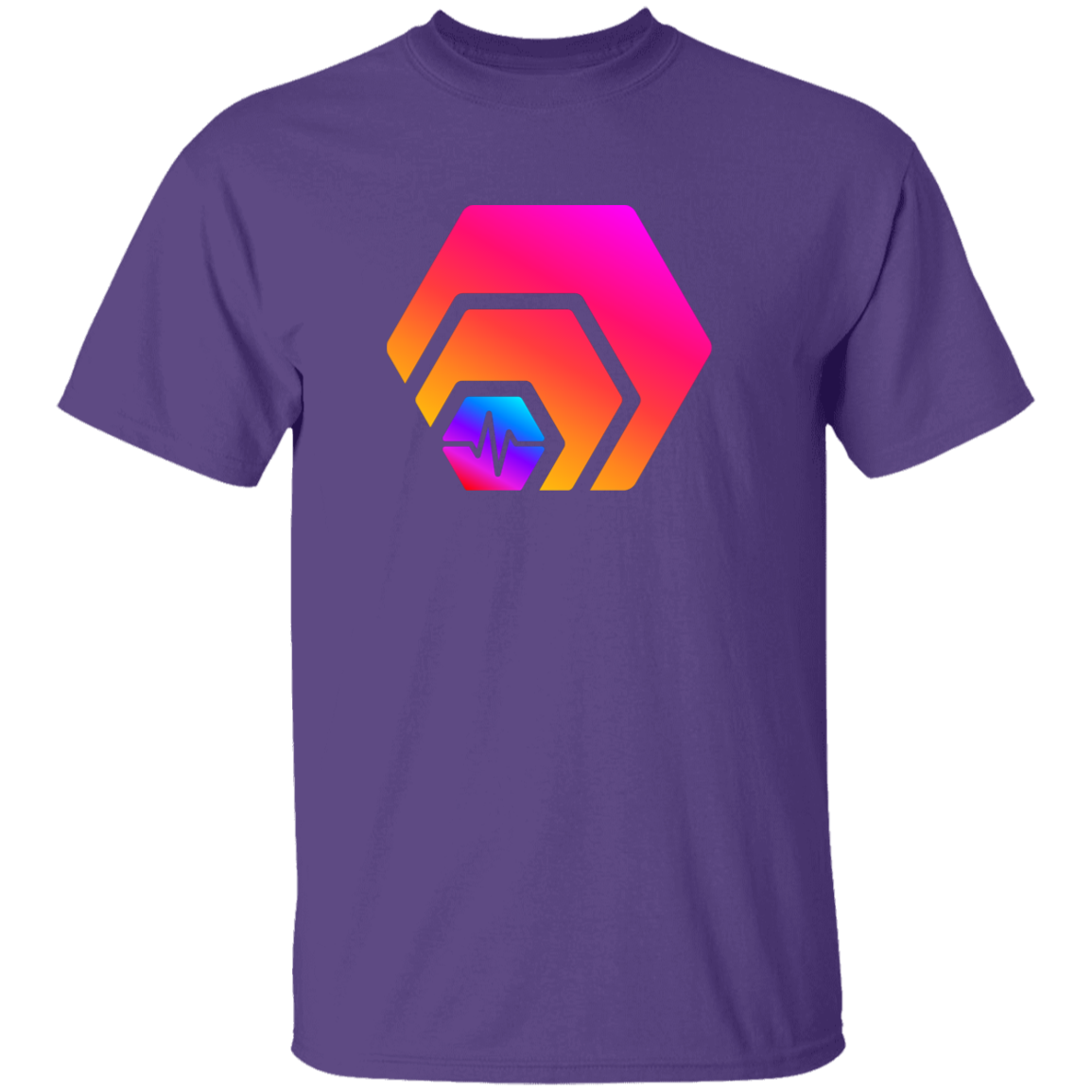 Hex With Pulse Logo - T Shirt