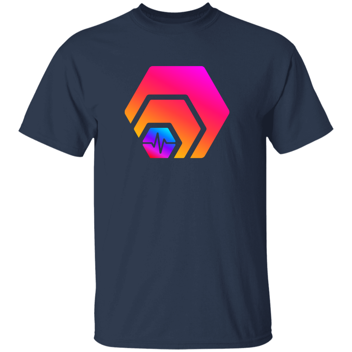 Hex With Pulse Logo - T Shirt