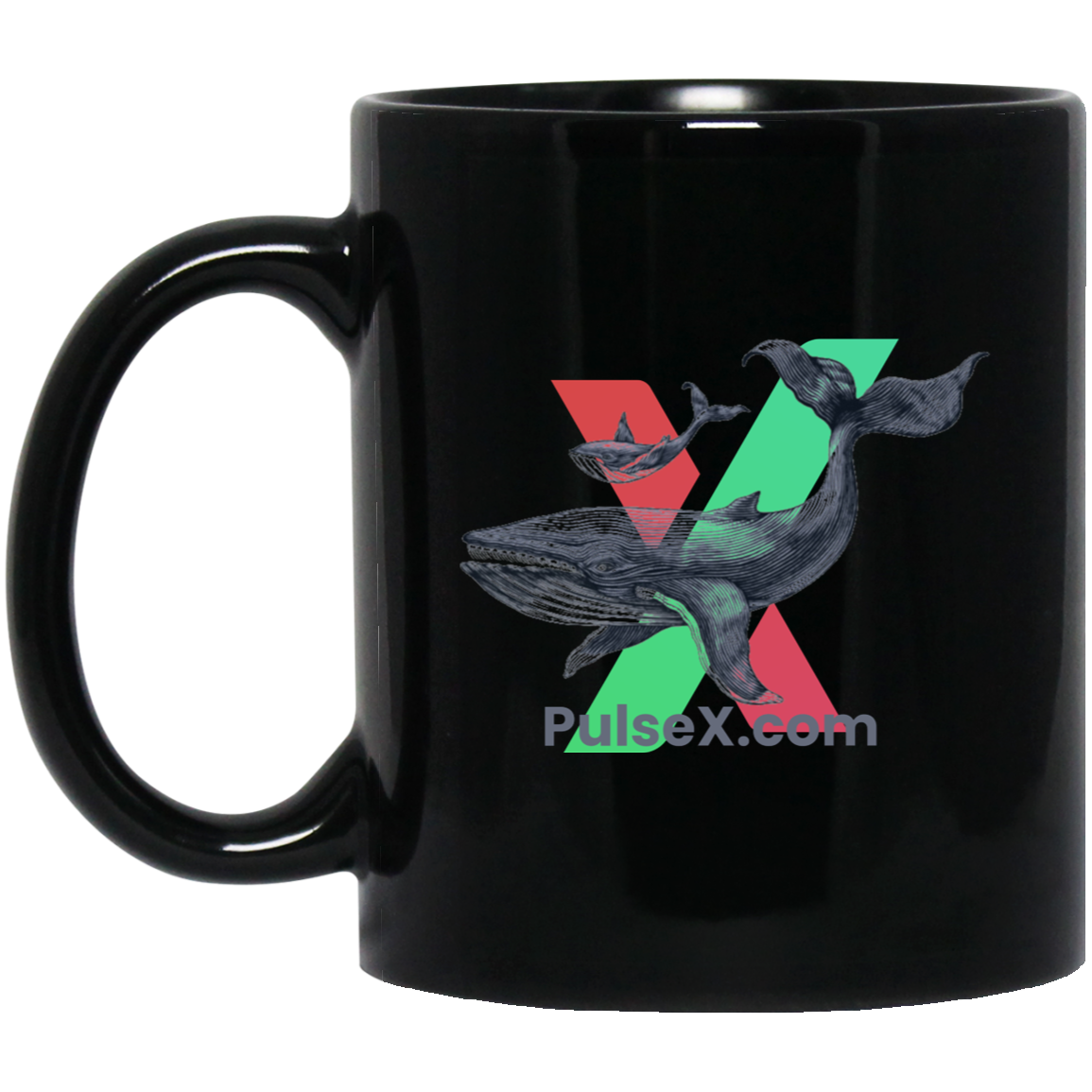 PulseX Whale - Black Mug - The Pulsican Store