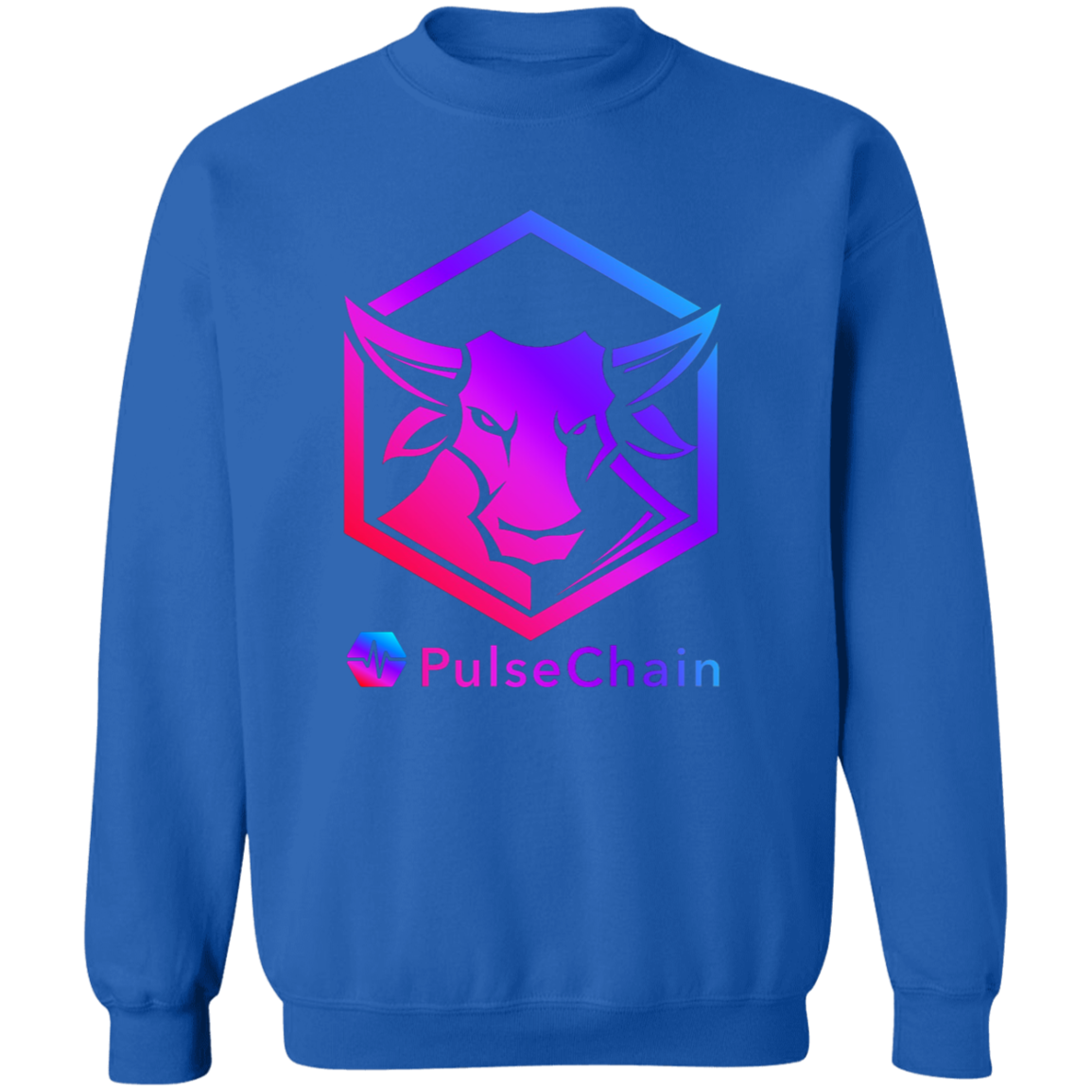 PulseChain Bull - Sweatshirt - The Pulsican Store