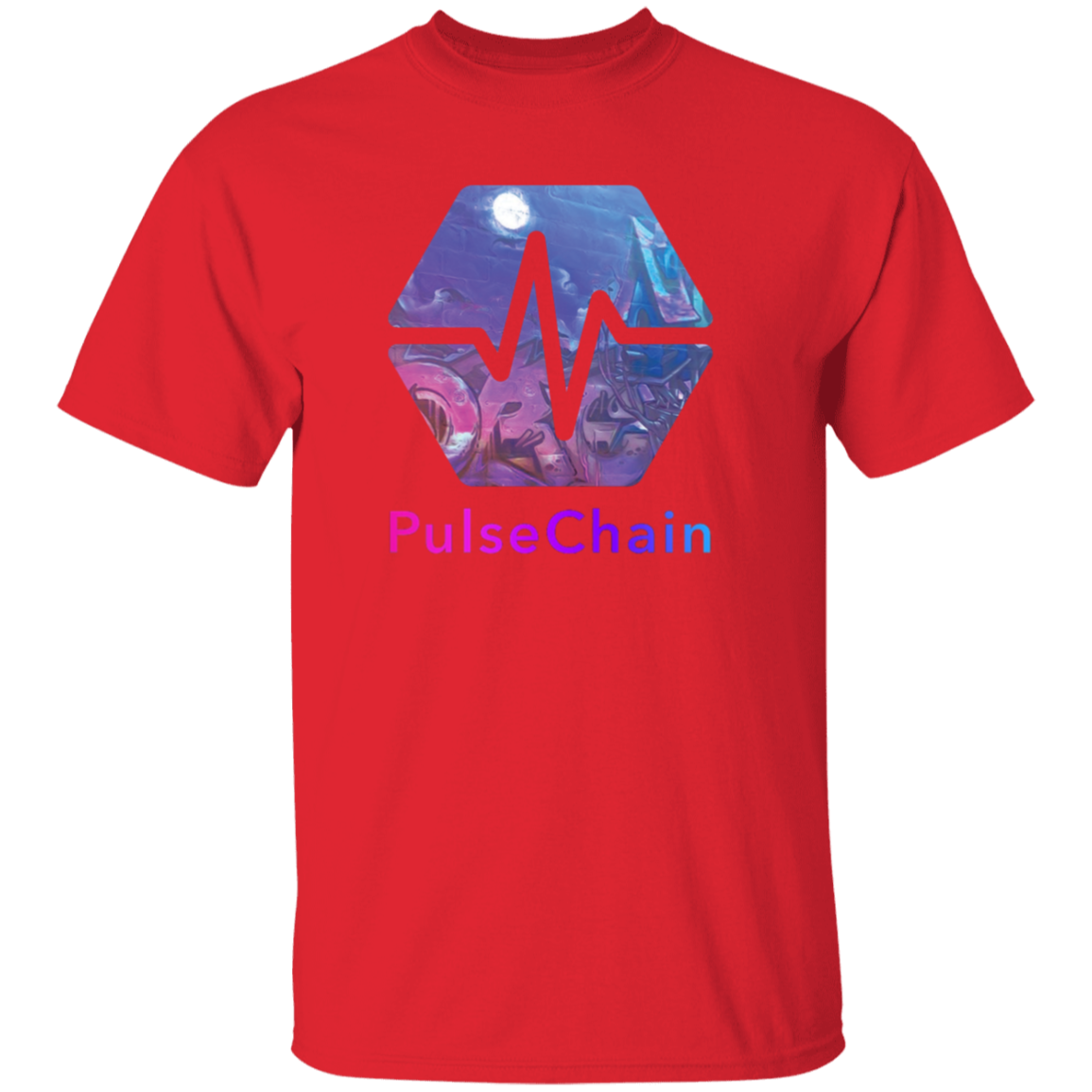 PulseChain Graffiti - T Shirt - The Pulsican Store