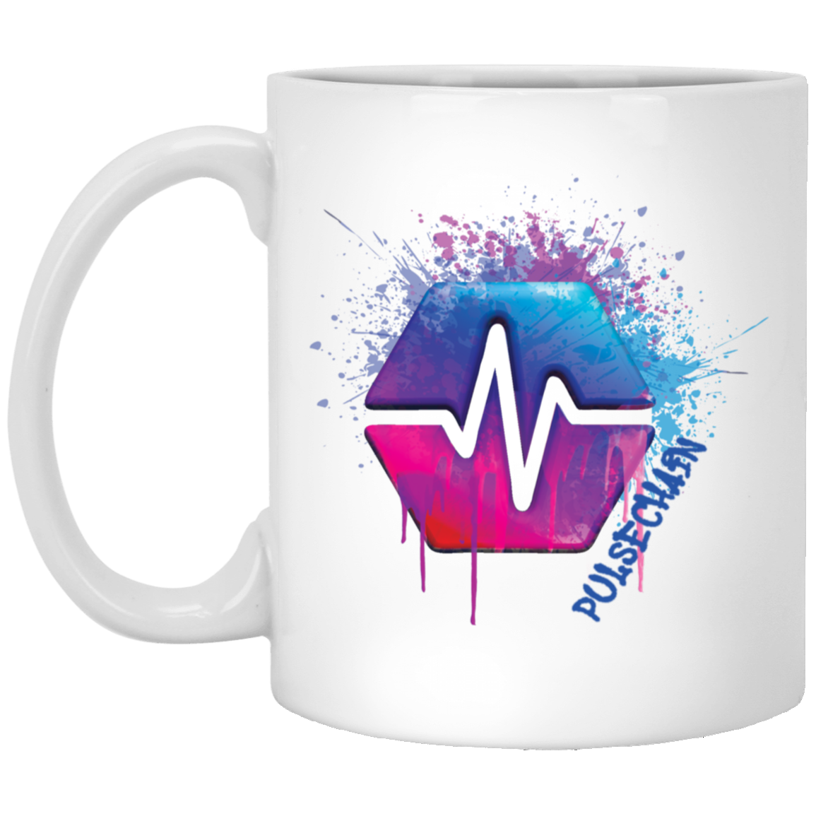 Pulse Graffiti - White Mug - The Pulsican Store