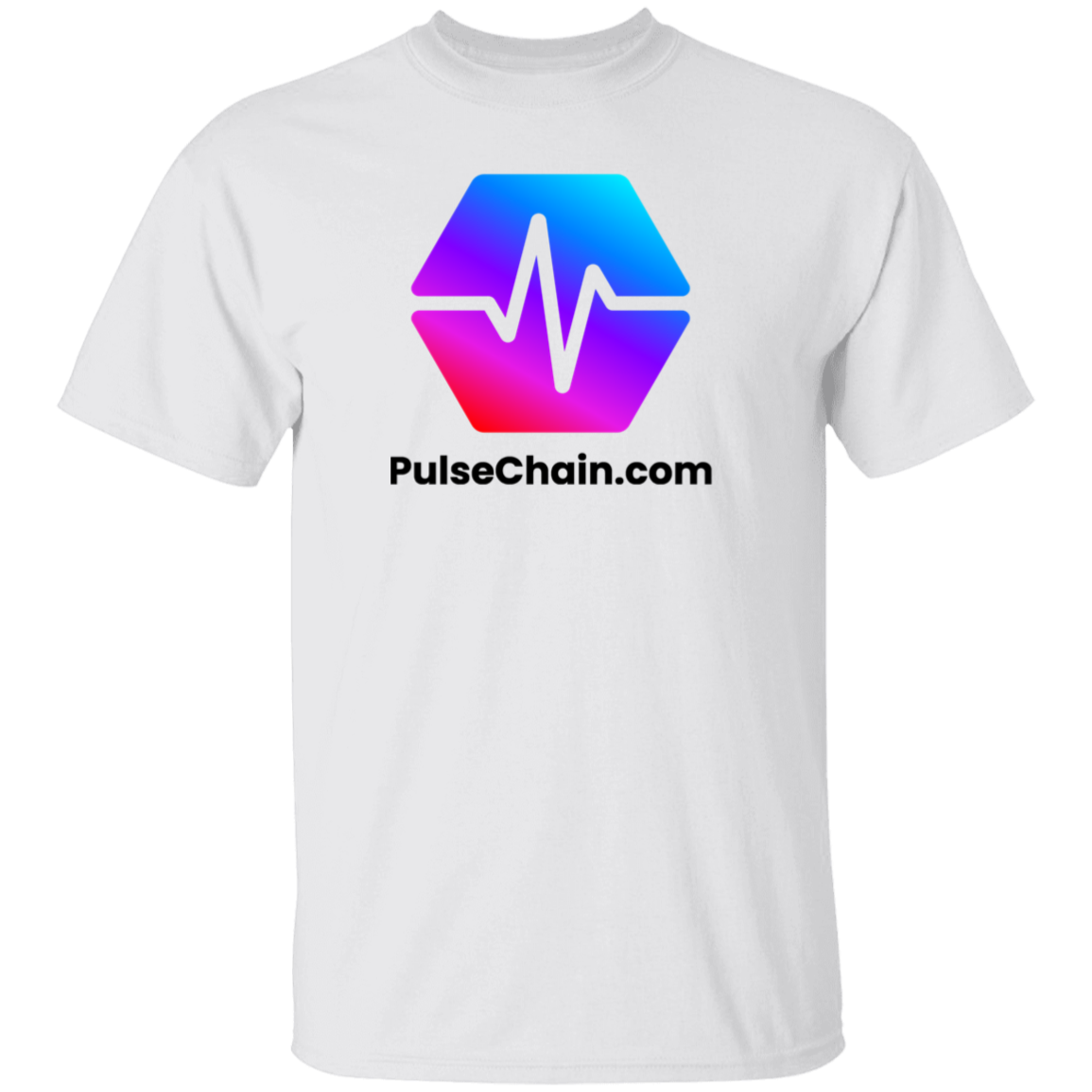 Pulsechain.Com - White T Shirt - The Pulsican Store