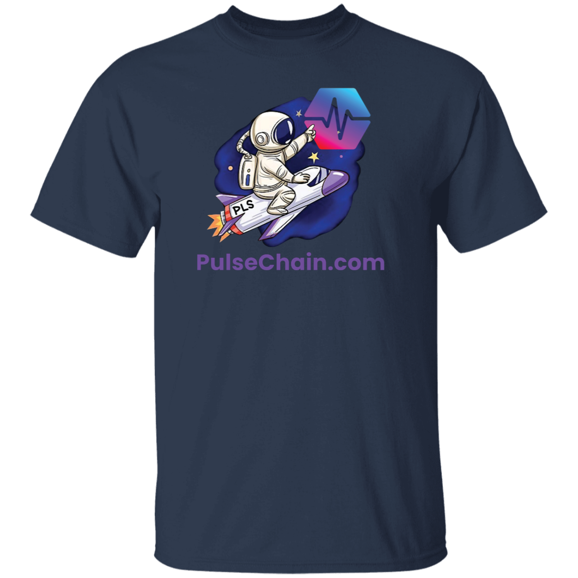 PulseChain.com Rocket - T Shirt - The Pulsican Store