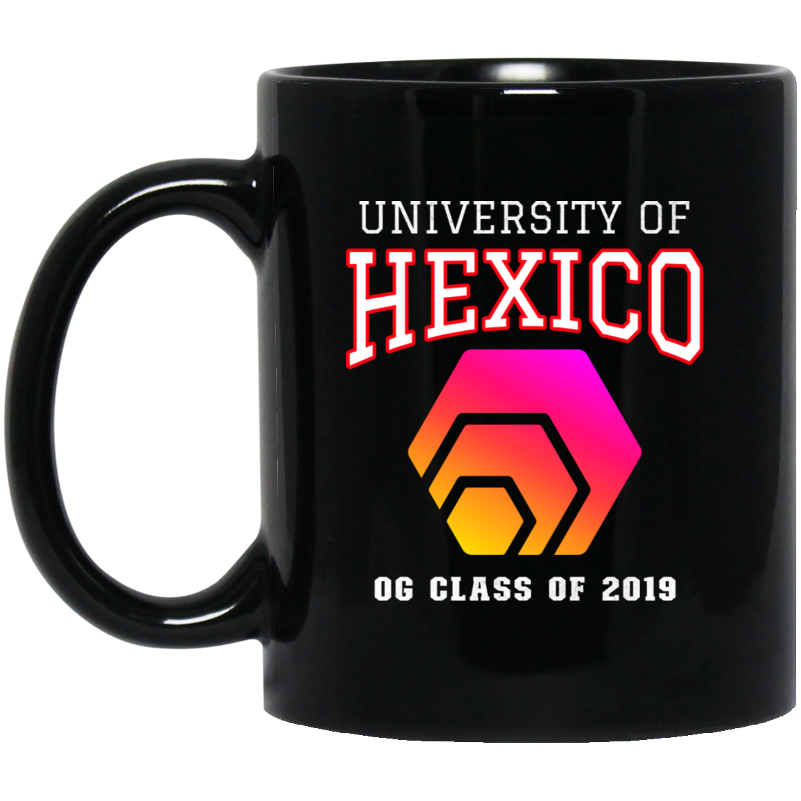 Hexico University - Black Mug - The Pulsican Store
